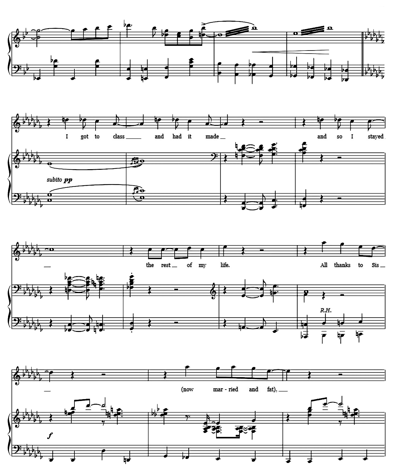 I Can Do That (from A Chorus Line) sheet music 4