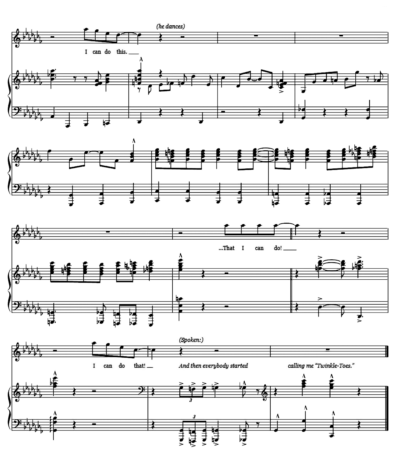 I Can Do That (from A Chorus Line) sheet music 5