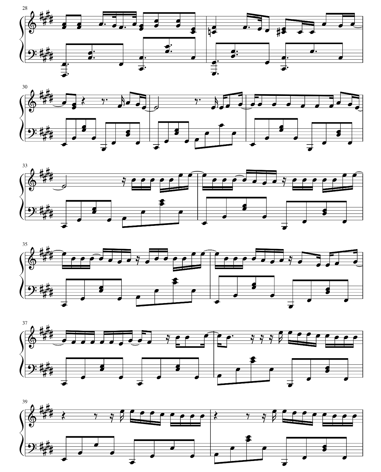 On My Way sheet music 3