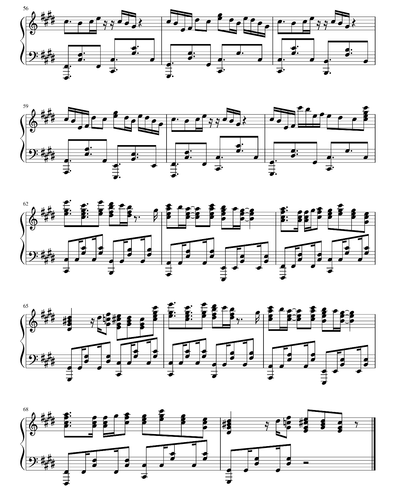 On My Way sheet music 5