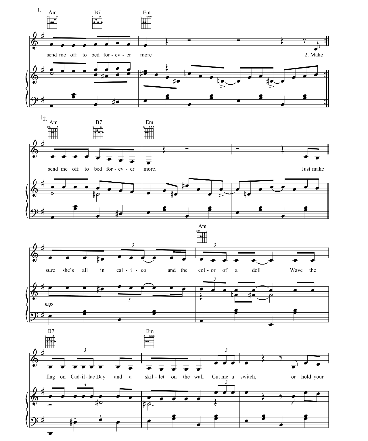 Tango Till They're Sore sheet music 3