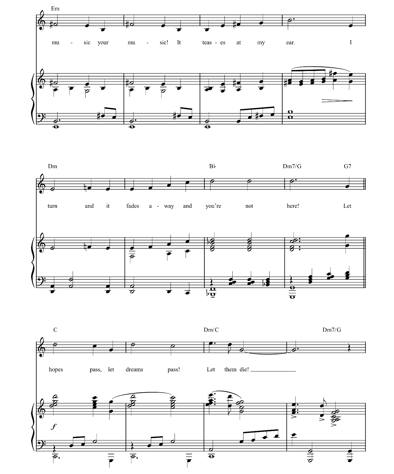 Til I Hear You Sing (from Love Never Dies) sheet music 5