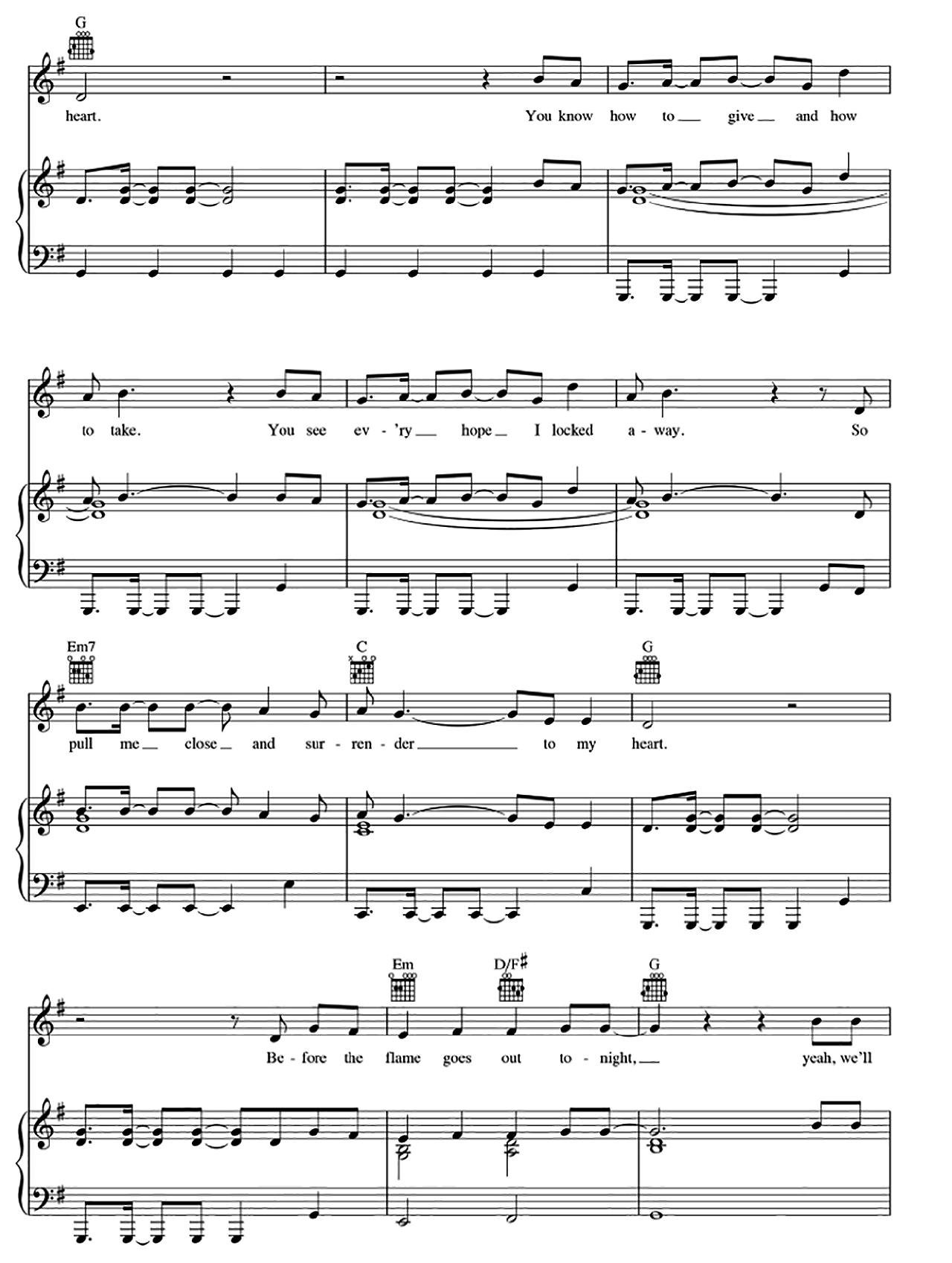 Raging Fire sheet music 2