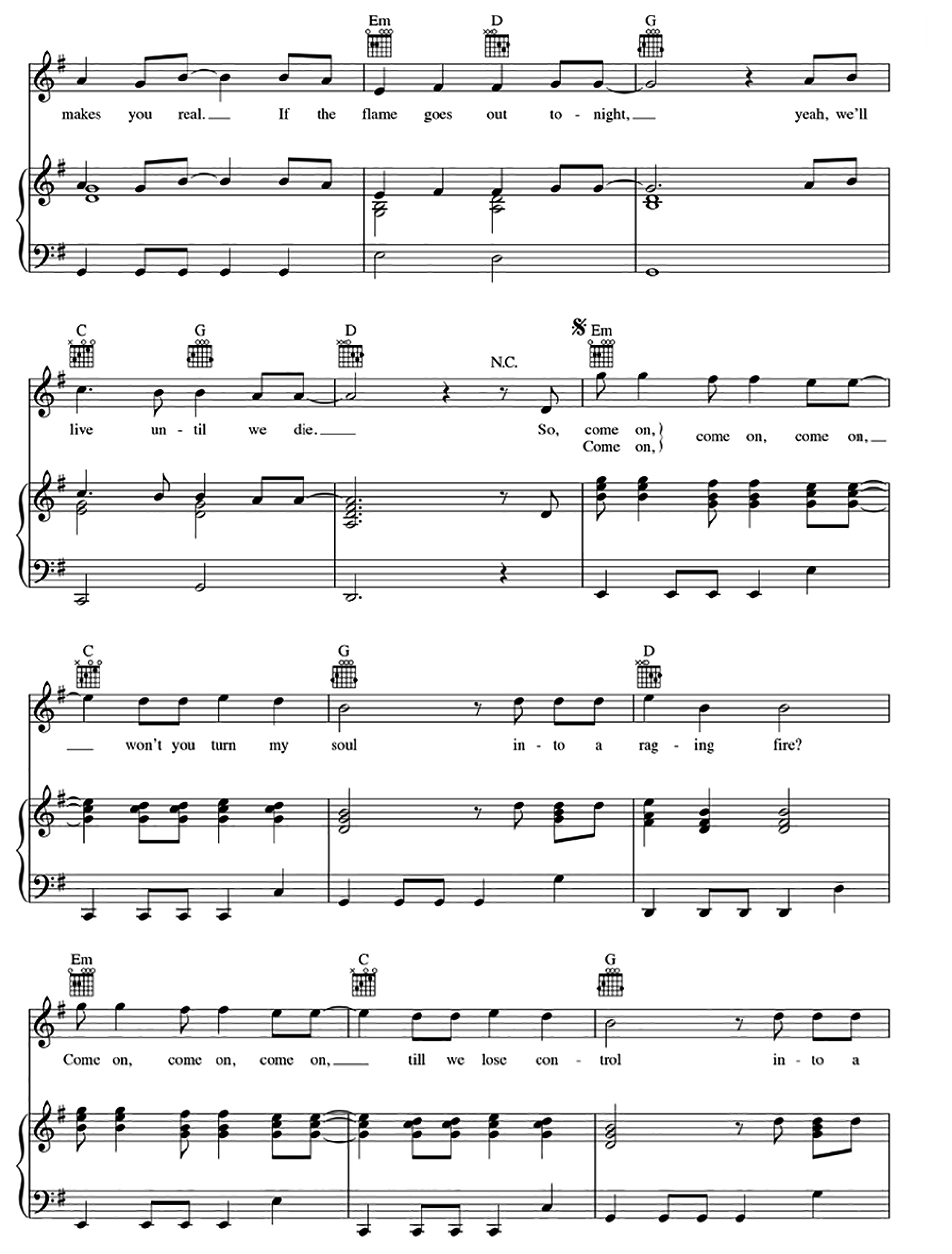 Raging Fire sheet music 6