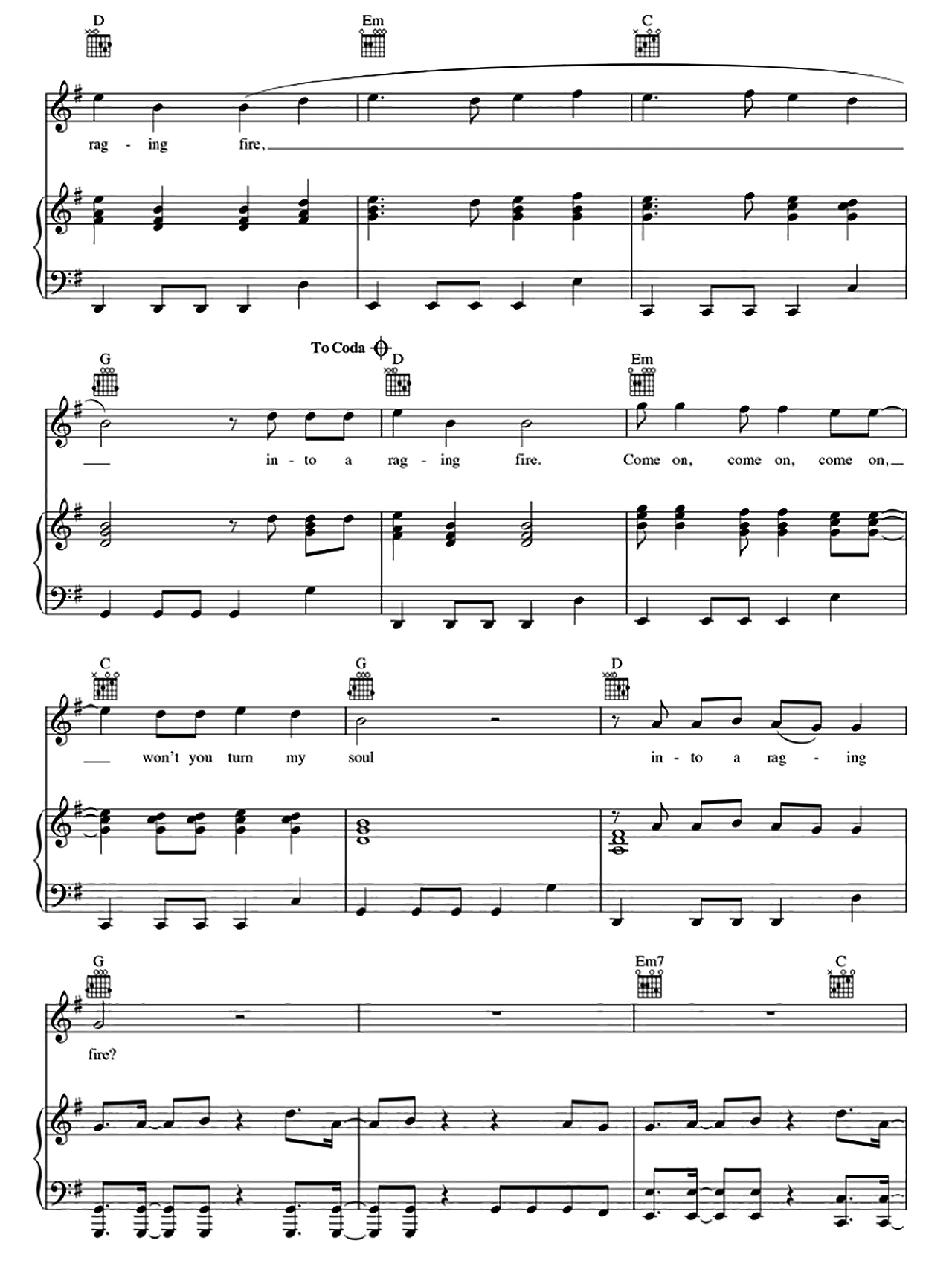 Raging Fire sheet music 7
