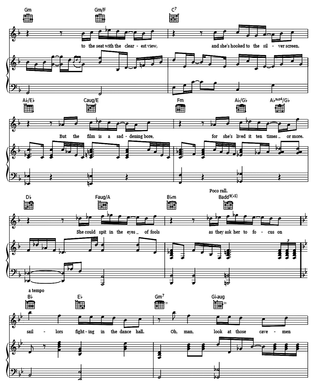 Life On Mars sheet music 2