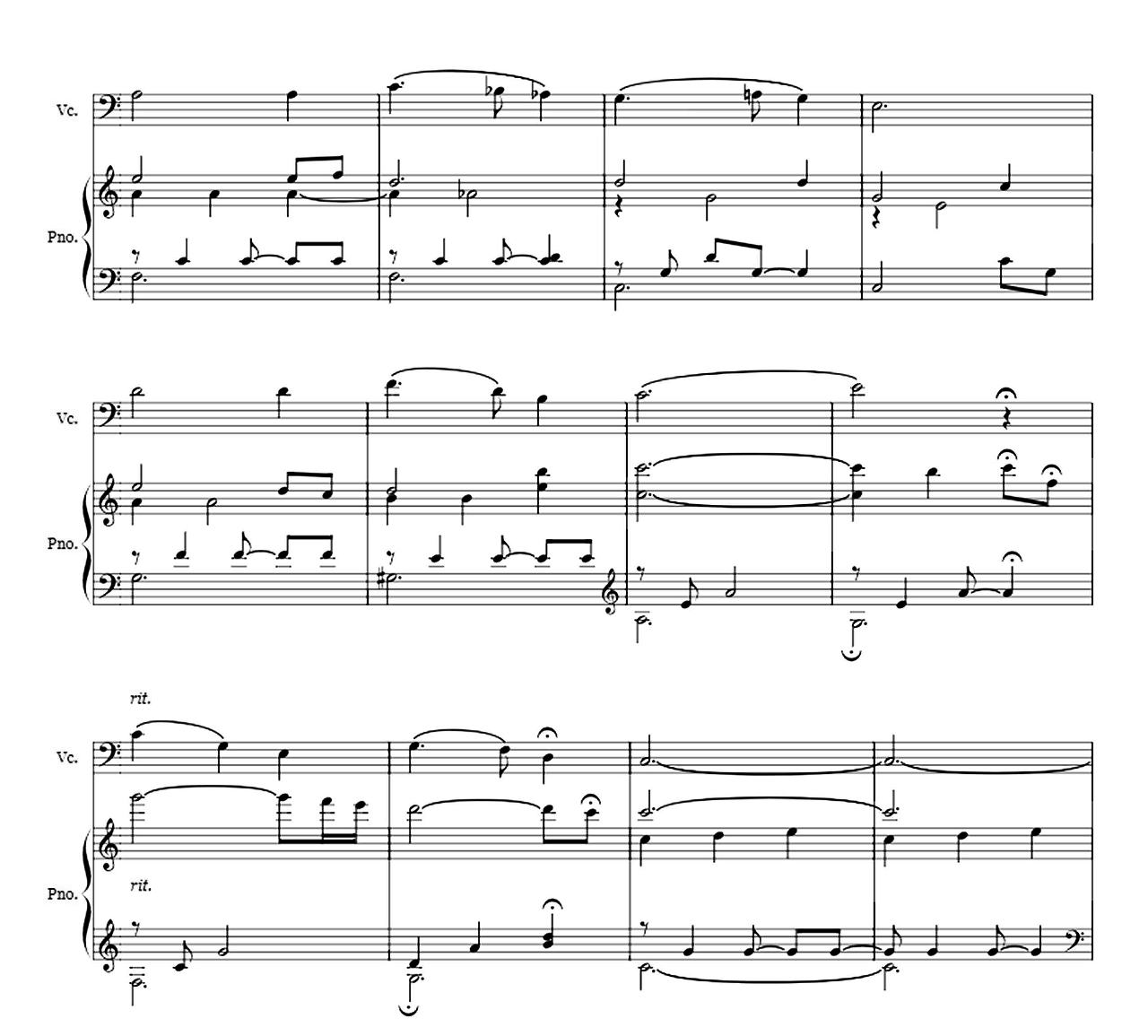 Silent Night sheet music 2