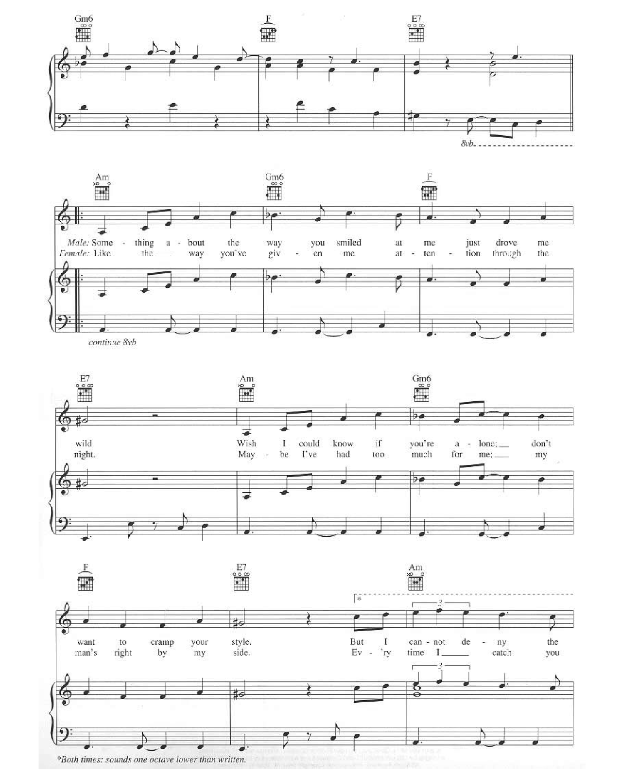 Mr Man sheet music 2
