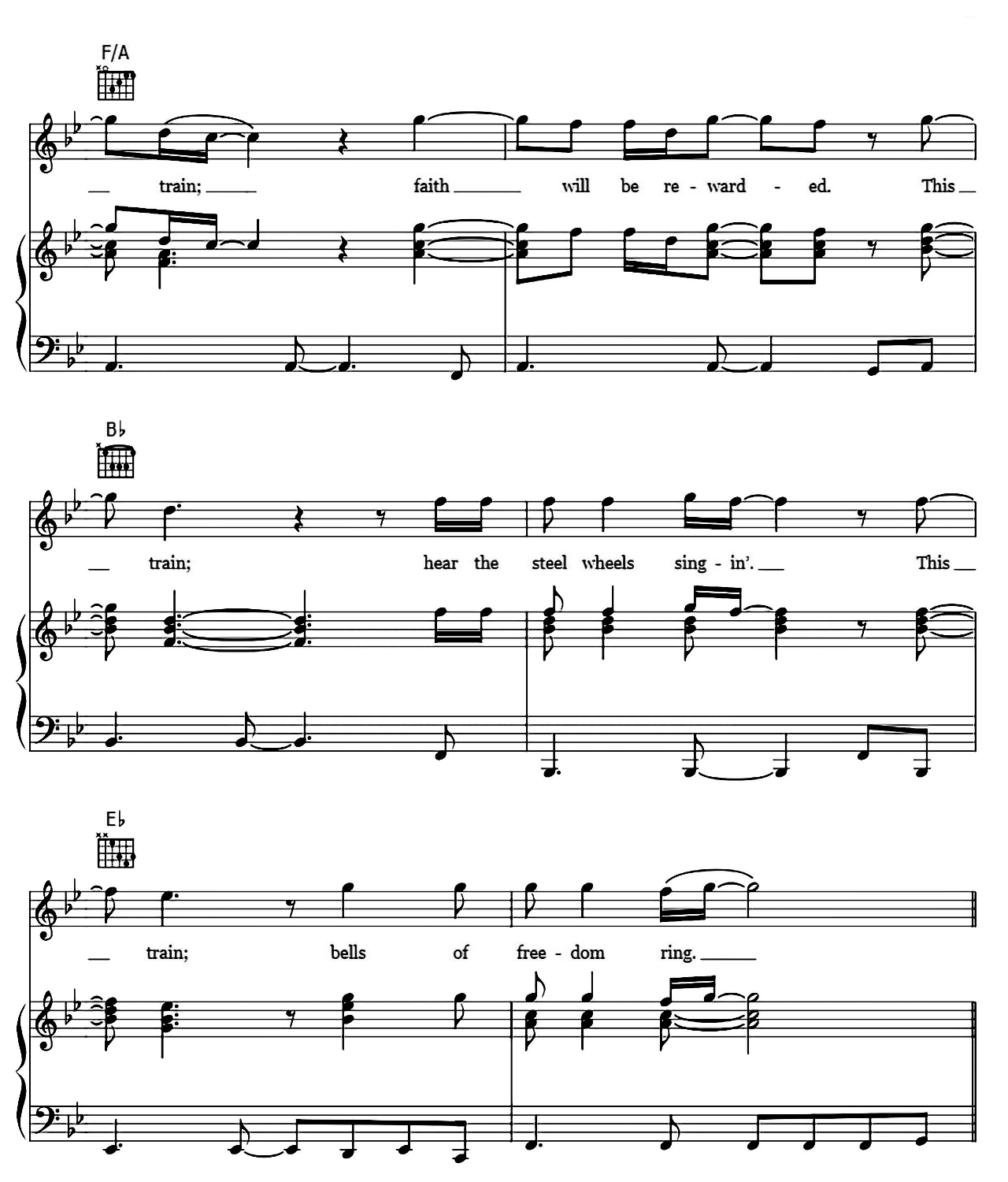 Land Of Hope And Dreams sheet music 8