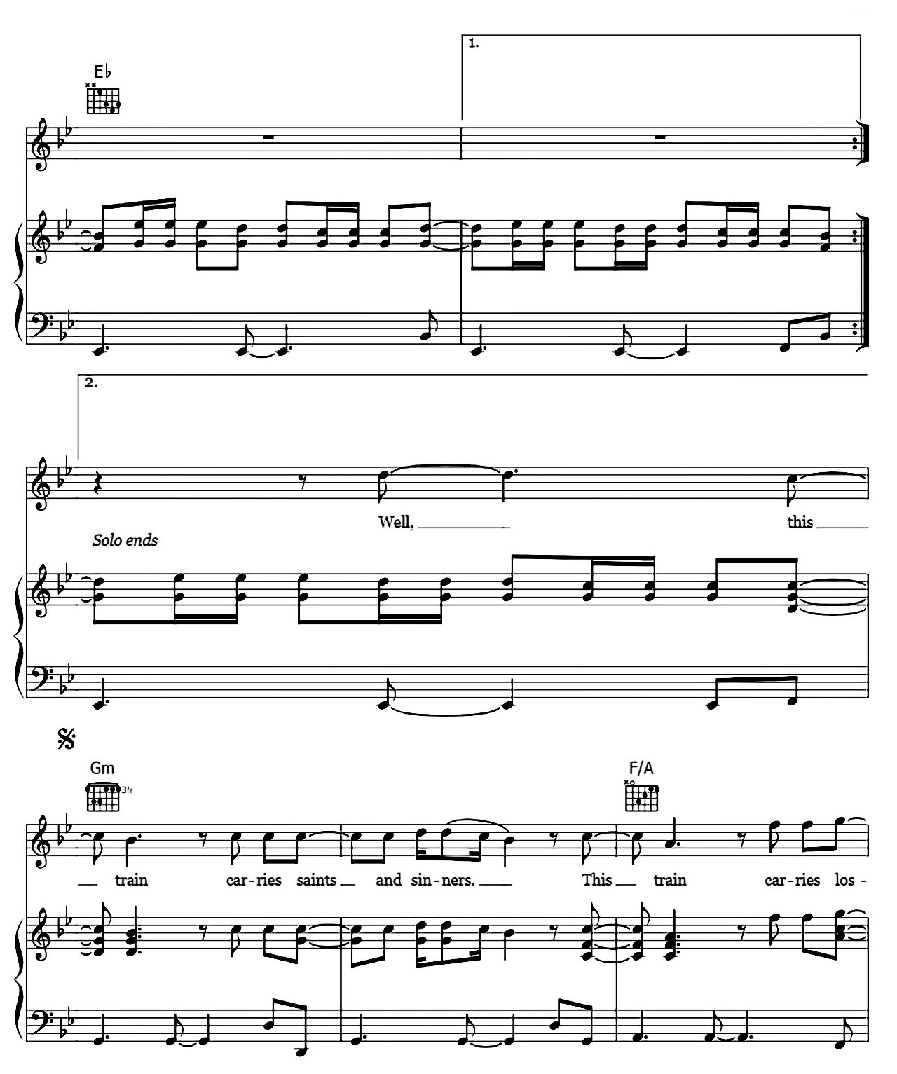 Land Of Hope And Dreams sheet music 10