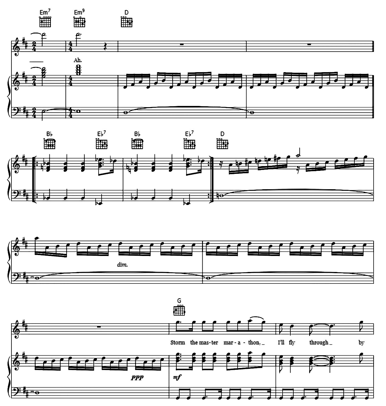 Seven Seas Of Rhye sheet music 4