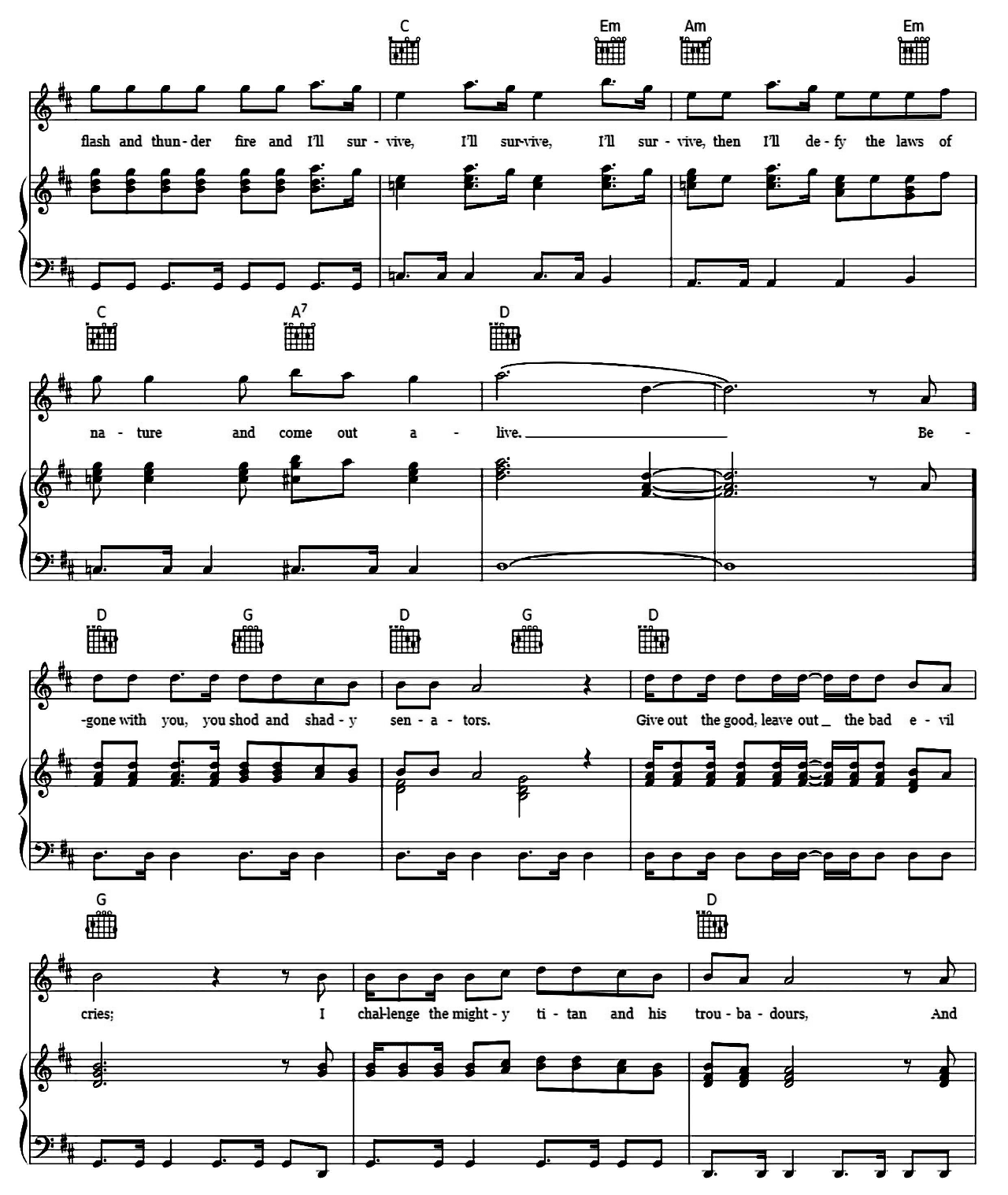 Seven Seas Of Rhye sheet music 5