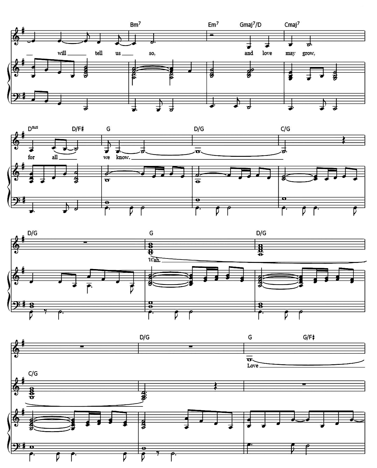 For All We Know sheet music 4