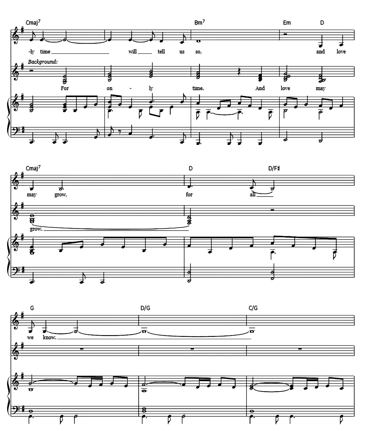 For All We Know sheet music 6