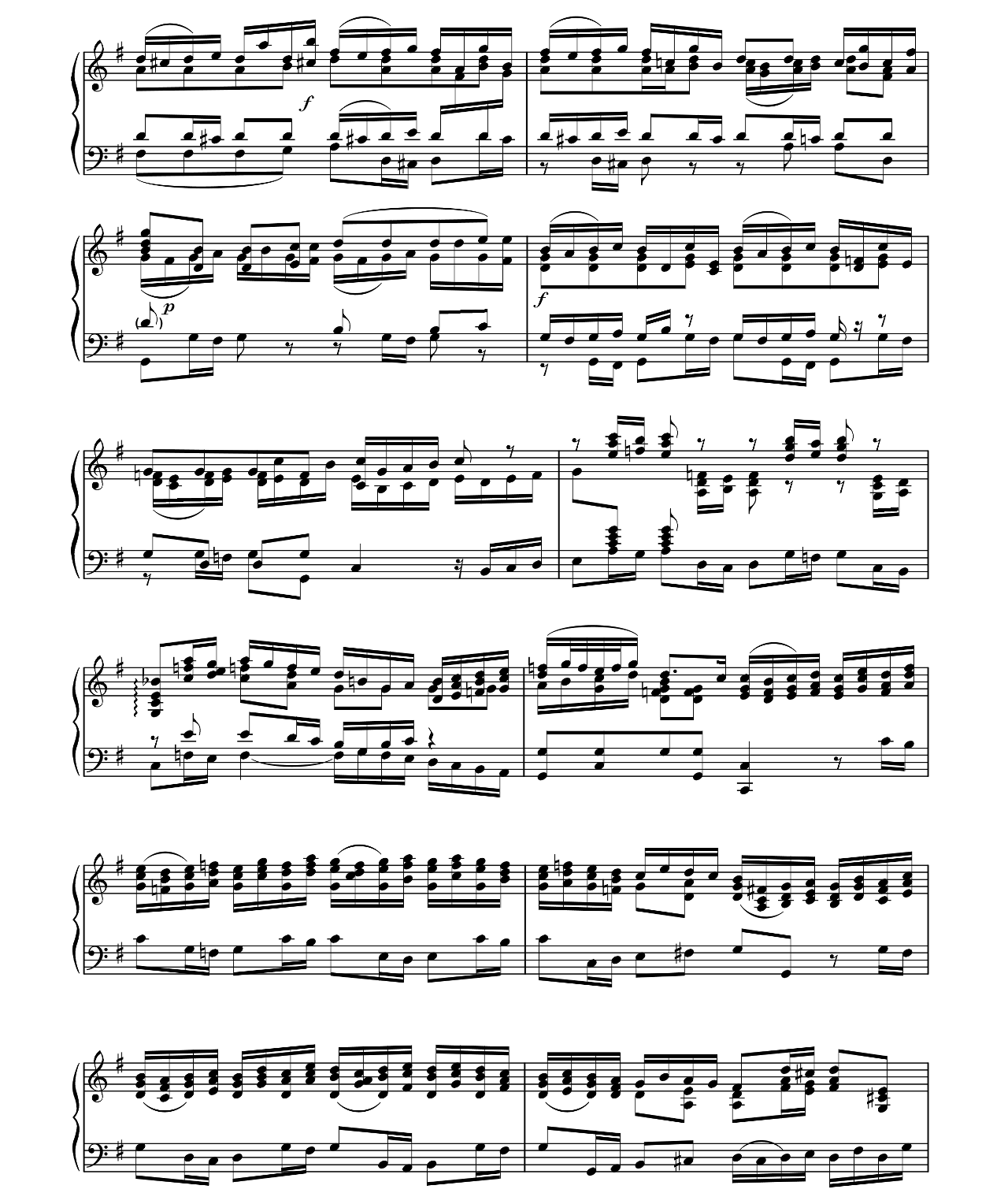 Brandenburg Concerto No 3 BWV 1048 sheet music 3
