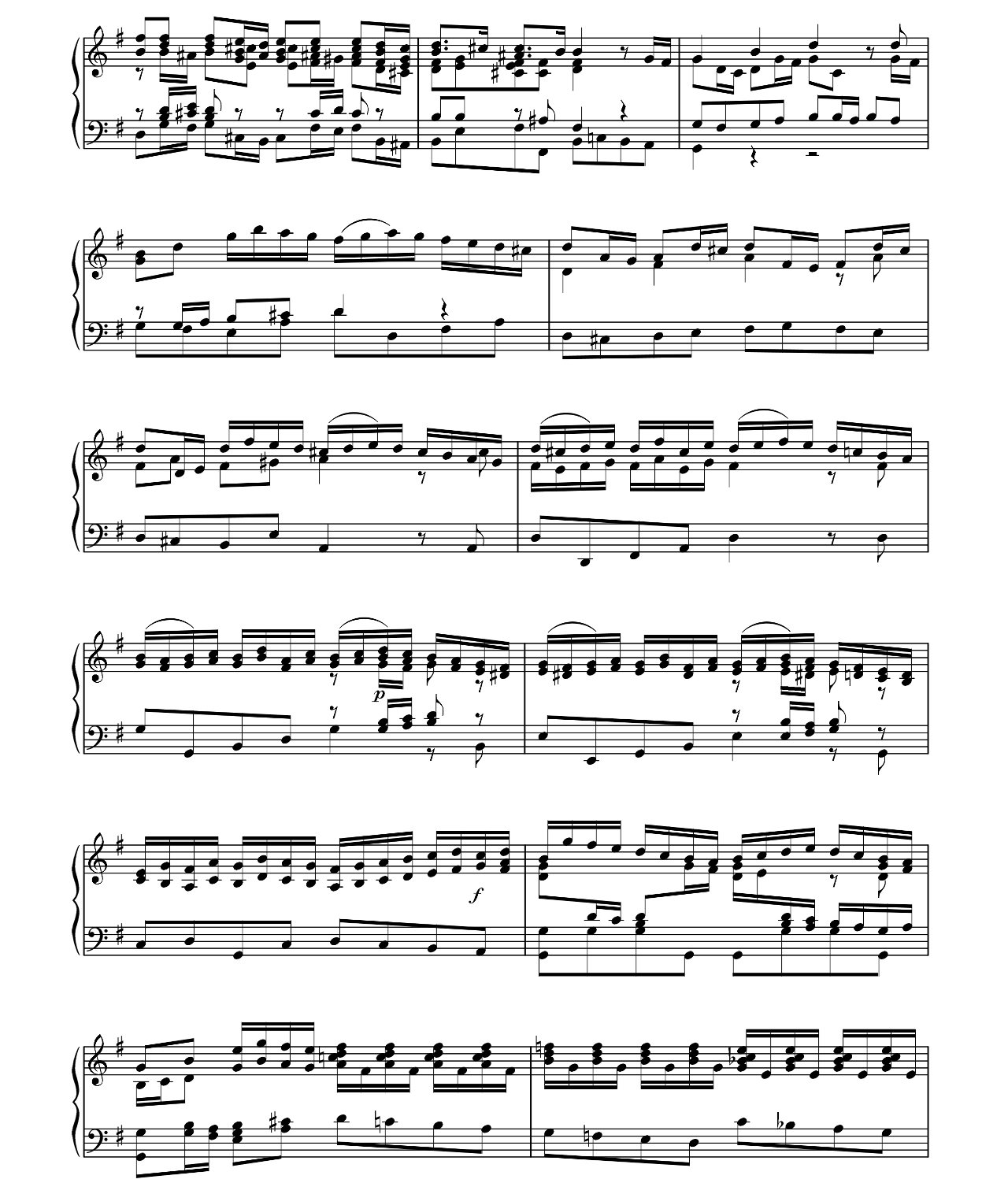 Brandenburg Concerto No 3 BWV 1048 sheet music 7