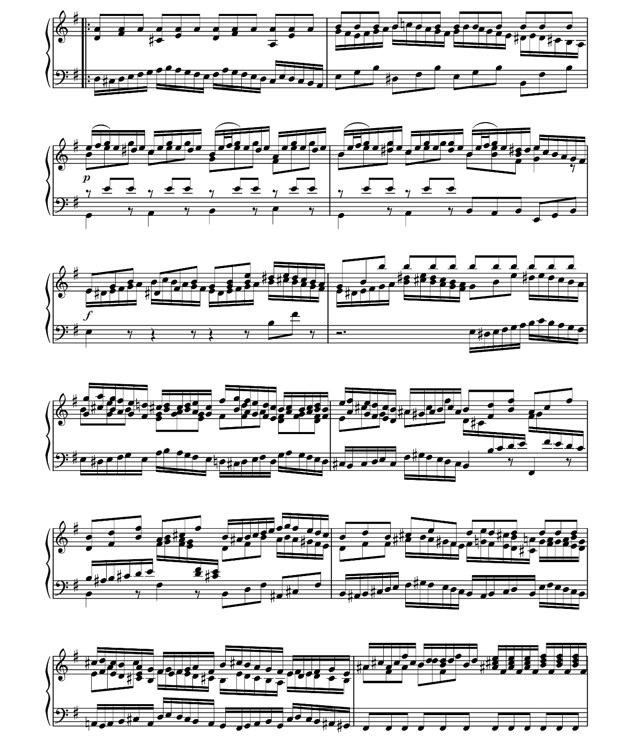 Brandenburg Concerto No 3 BWV 1048 sheet music 13