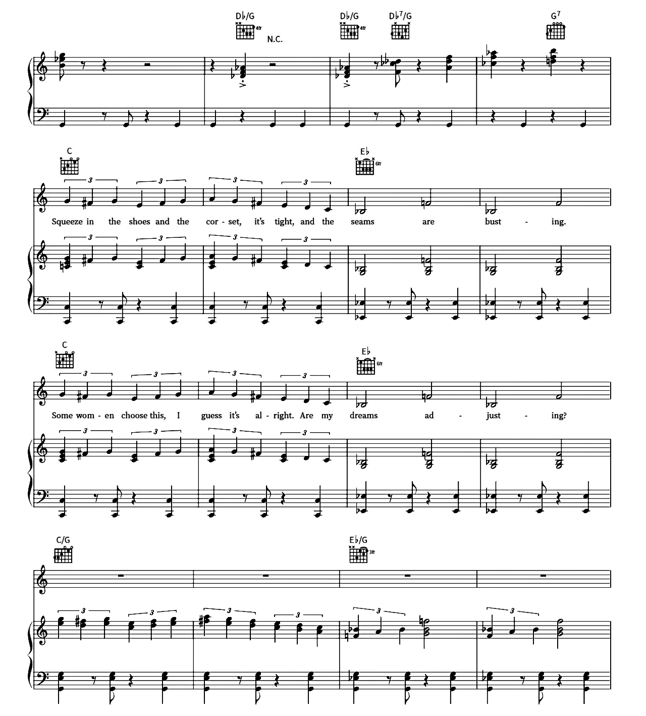 For The First Time sheet music 6