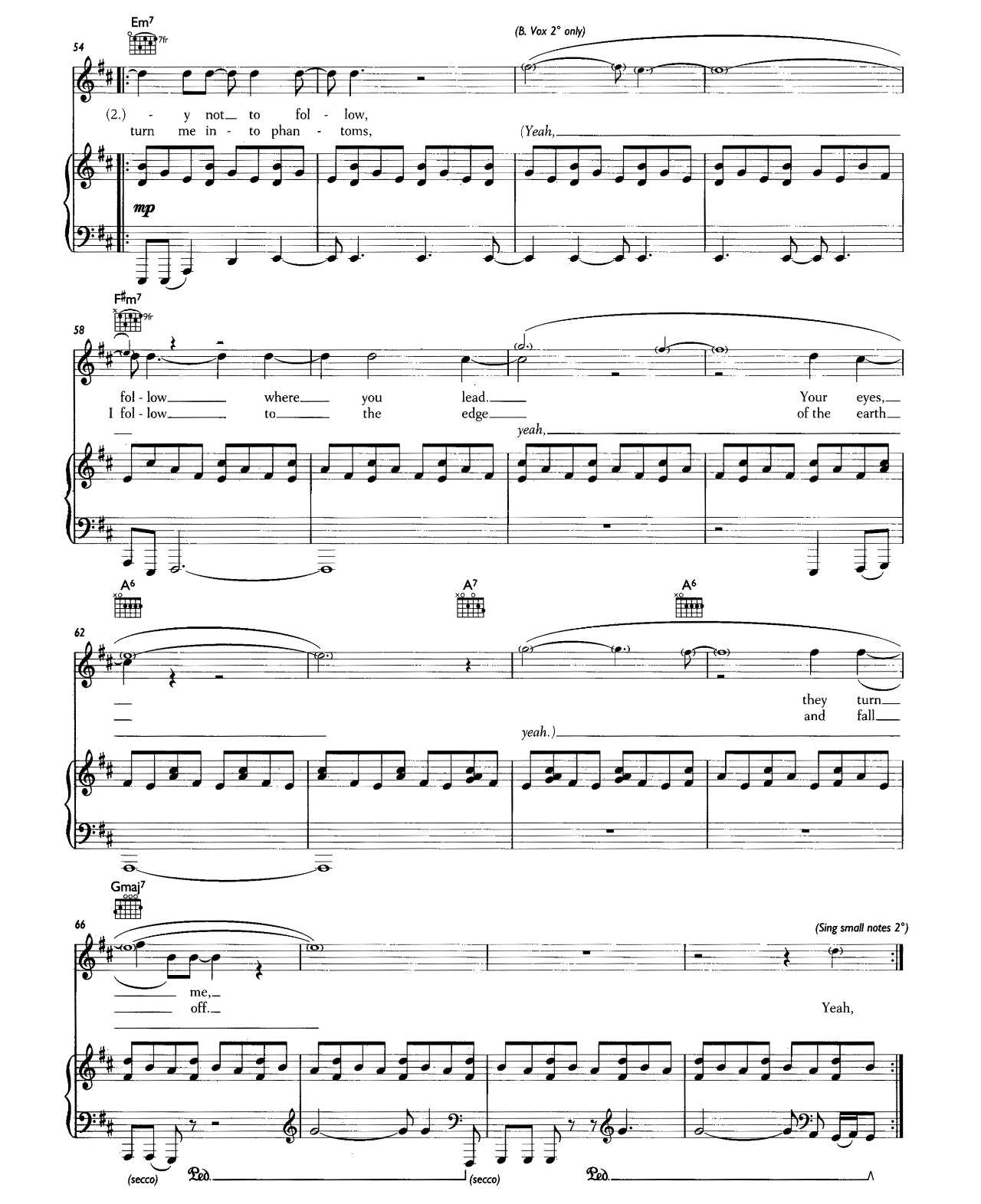 Weird Fishes Arpeggi sheet music 4