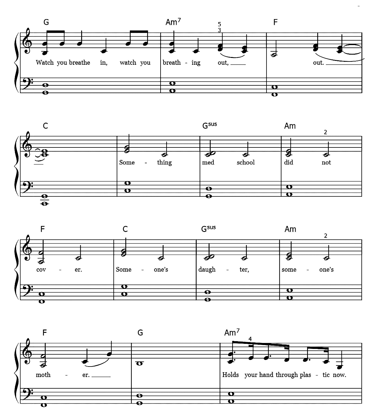 Epiphany sheet music 3