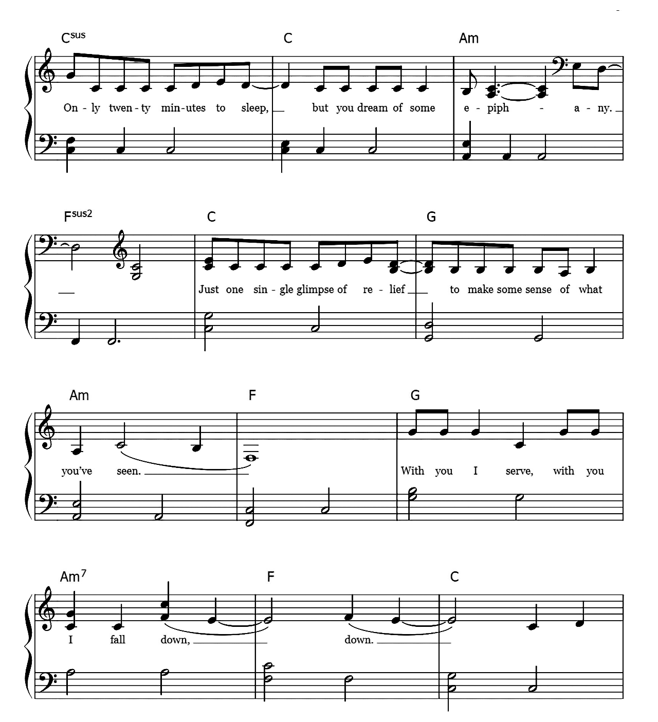 Epiphany sheet music 5