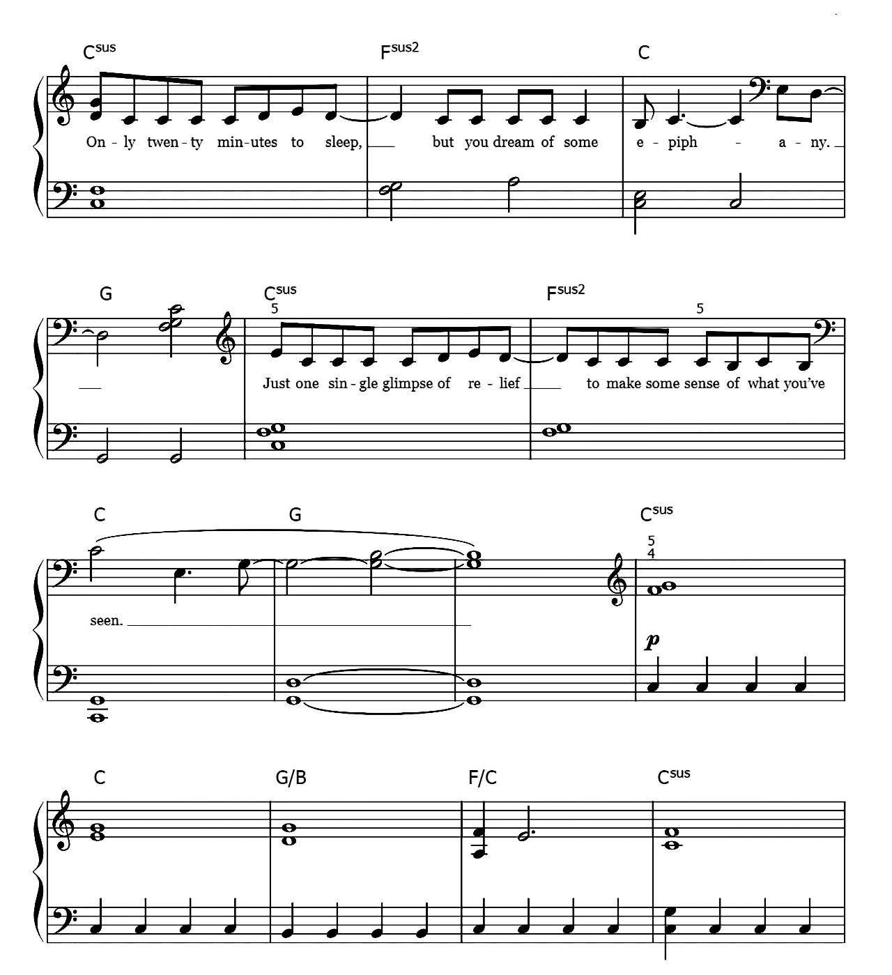 Epiphany sheet music 7