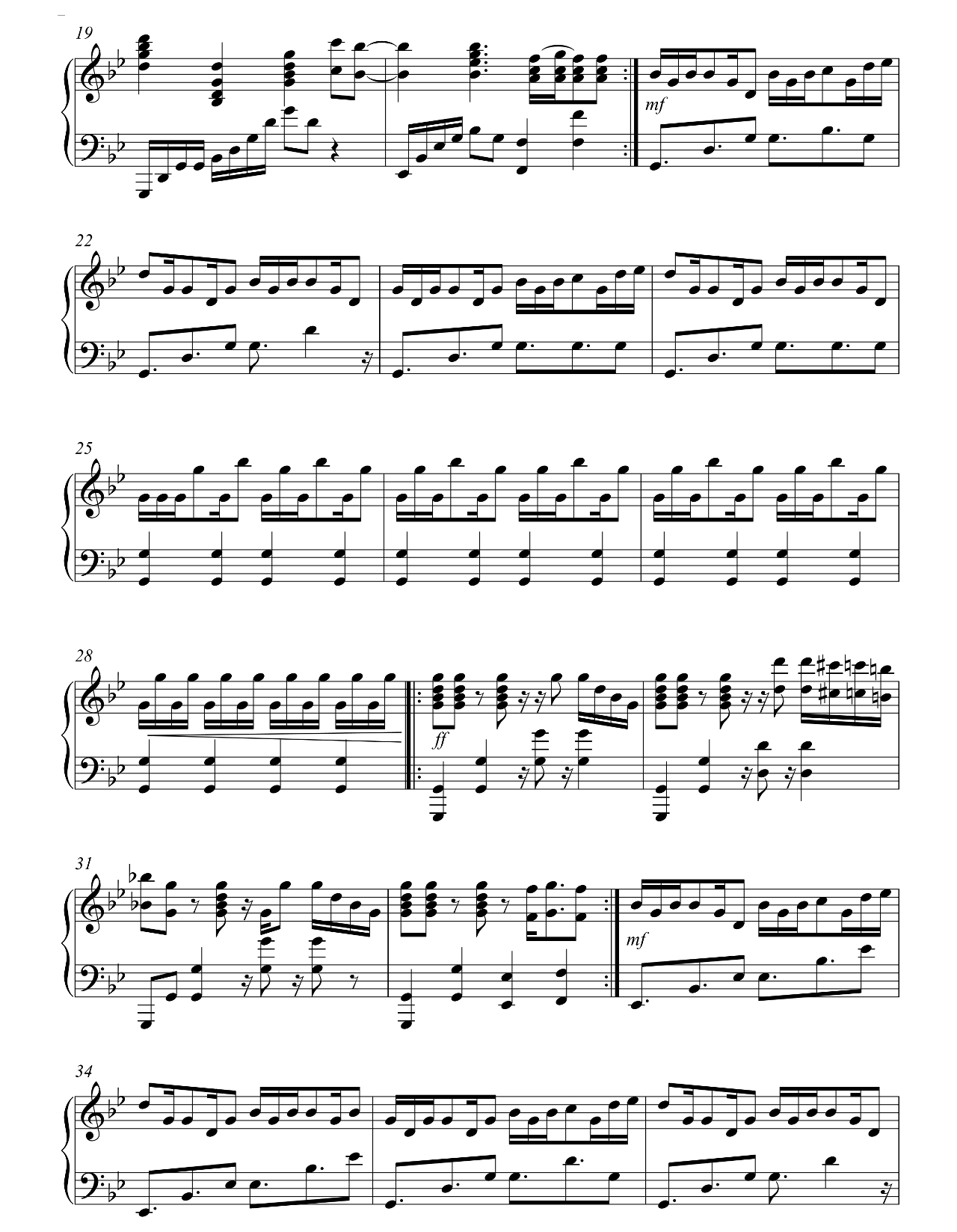 Bangarang sheet music 2