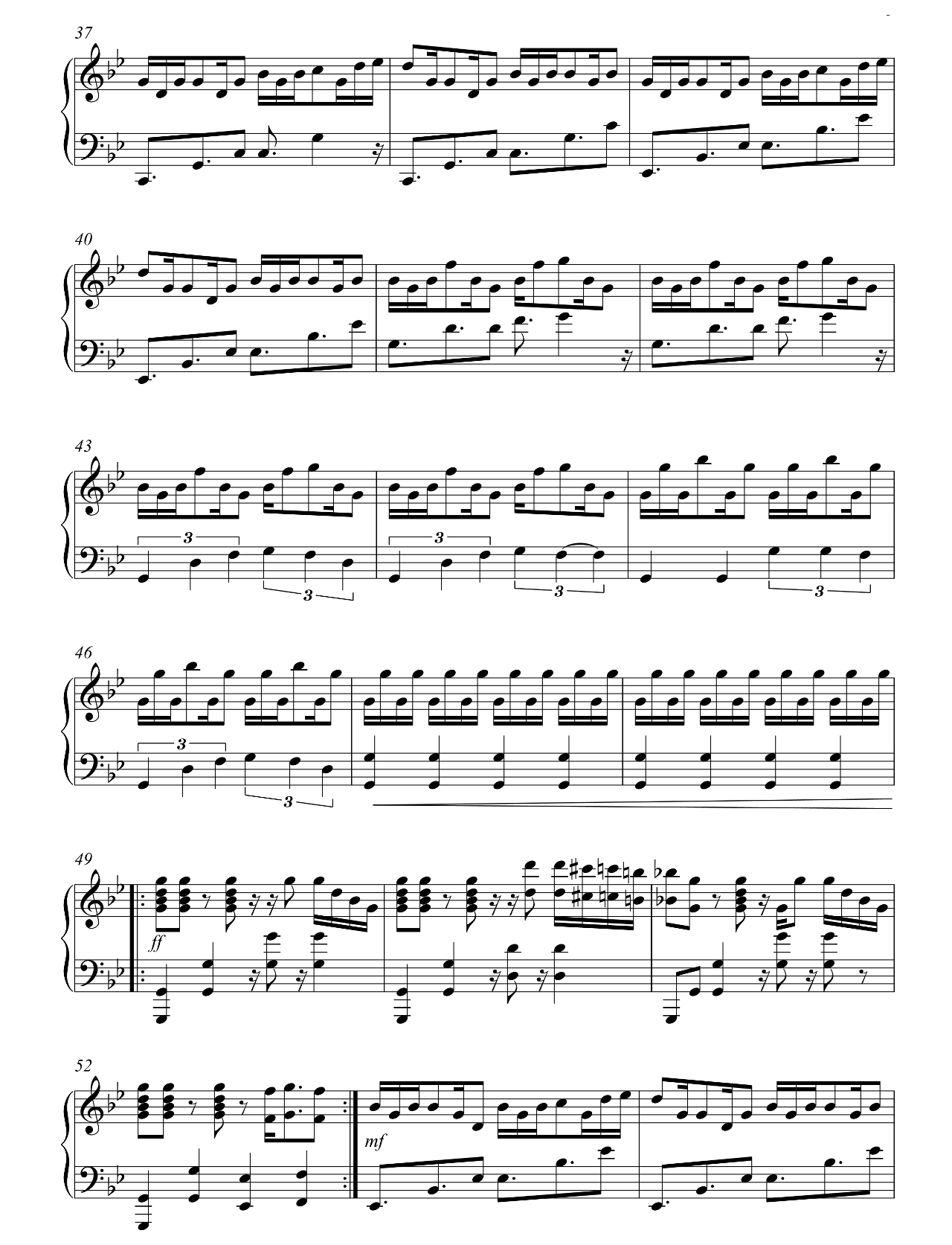 Bangarang sheet music 3