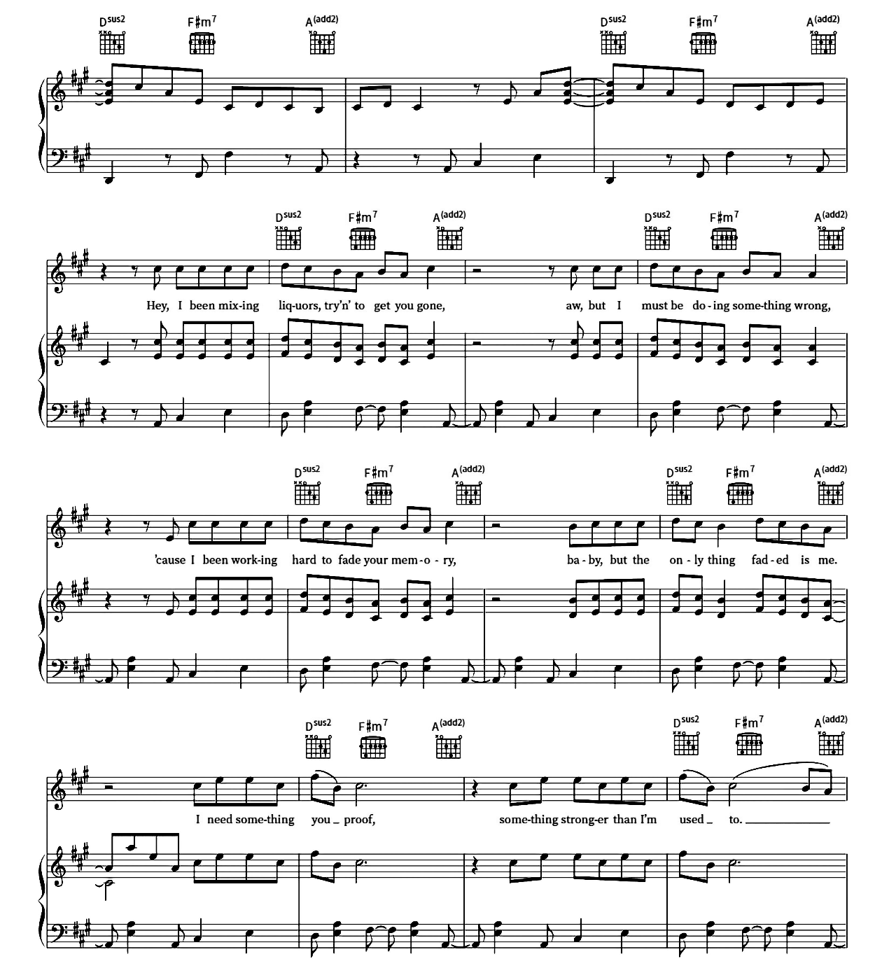 You Proof sheet music 4