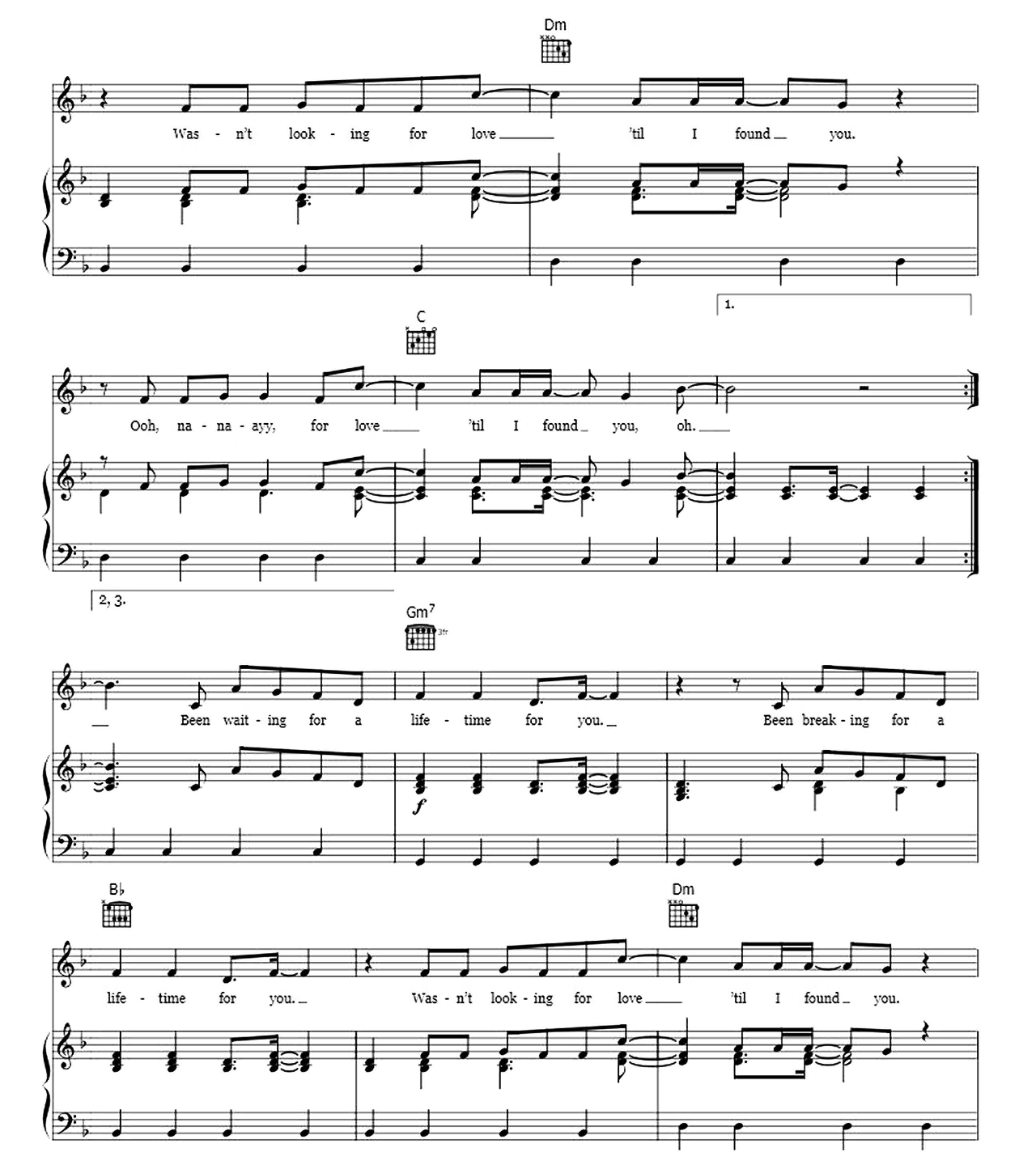 For You sheet music 4