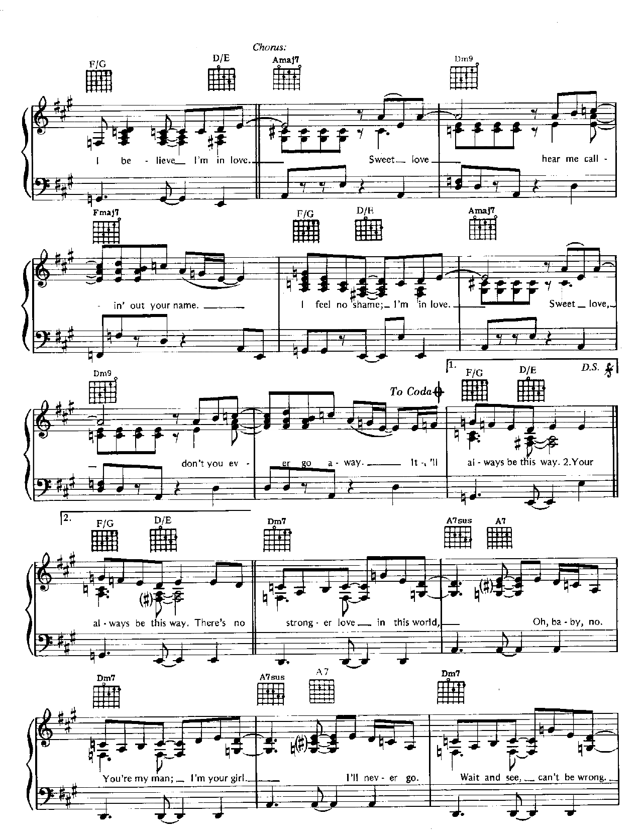Sweet Love sheet music 2