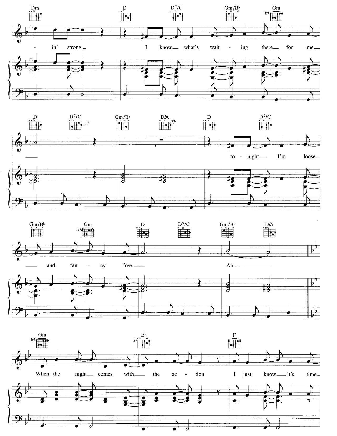 Summer Night City sheet music 3