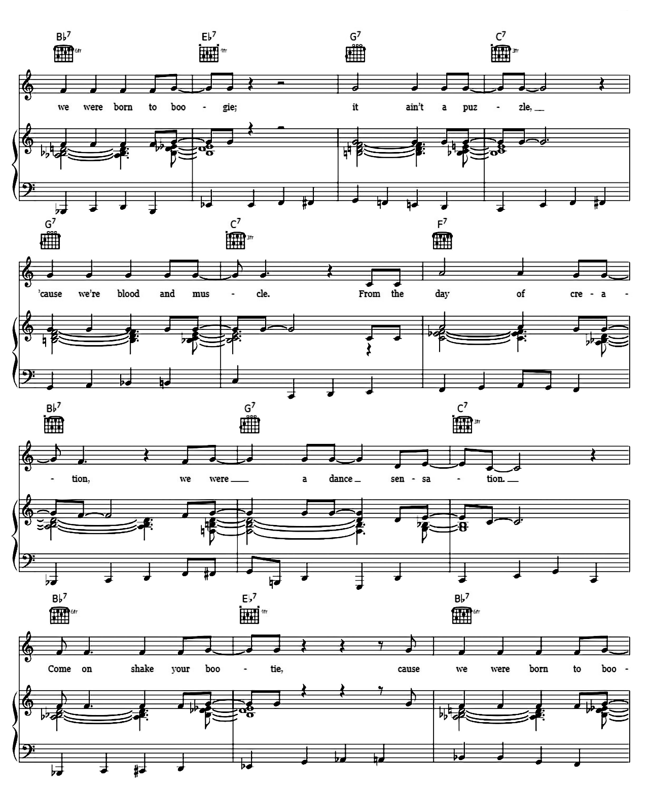 Born To Boogie (from Billy Elliot) sheet music 4