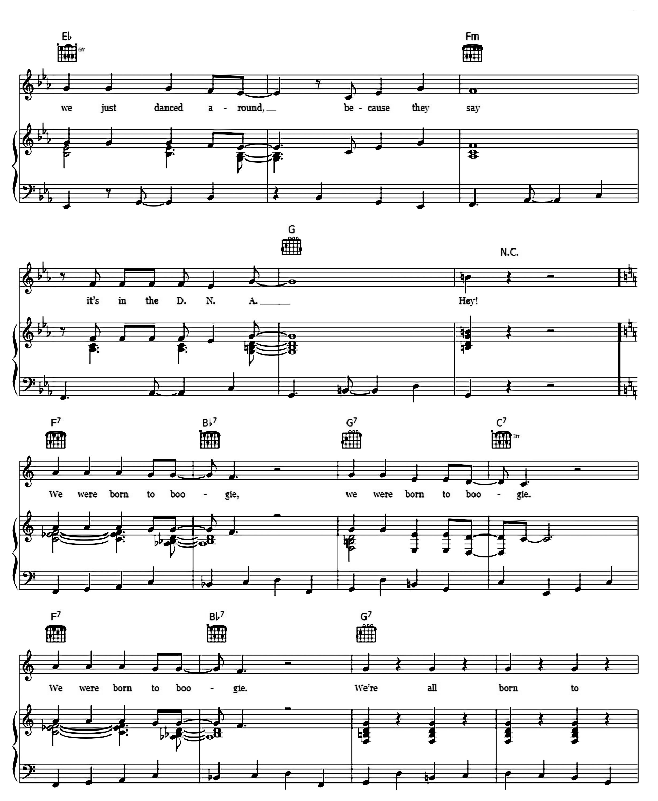 Born To Boogie (from Billy Elliot) sheet music 7
