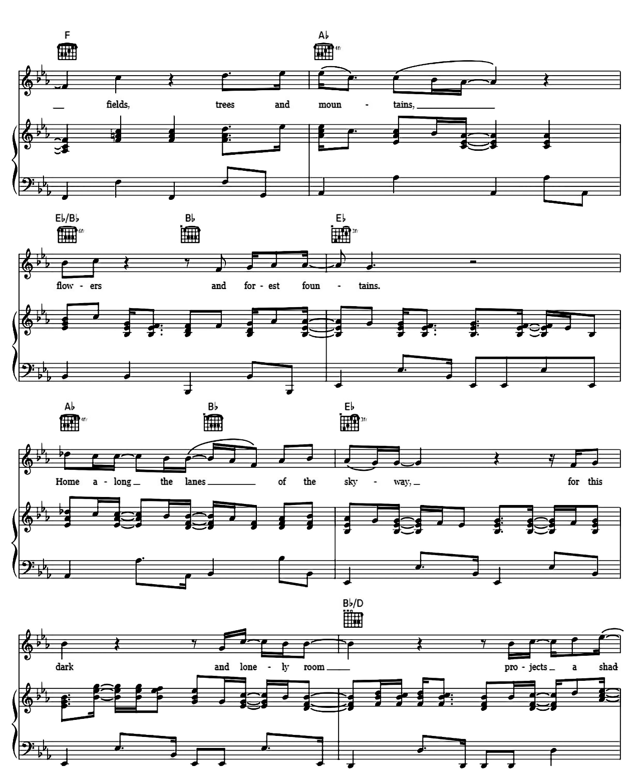 Skyline Pigeon sheet music 2