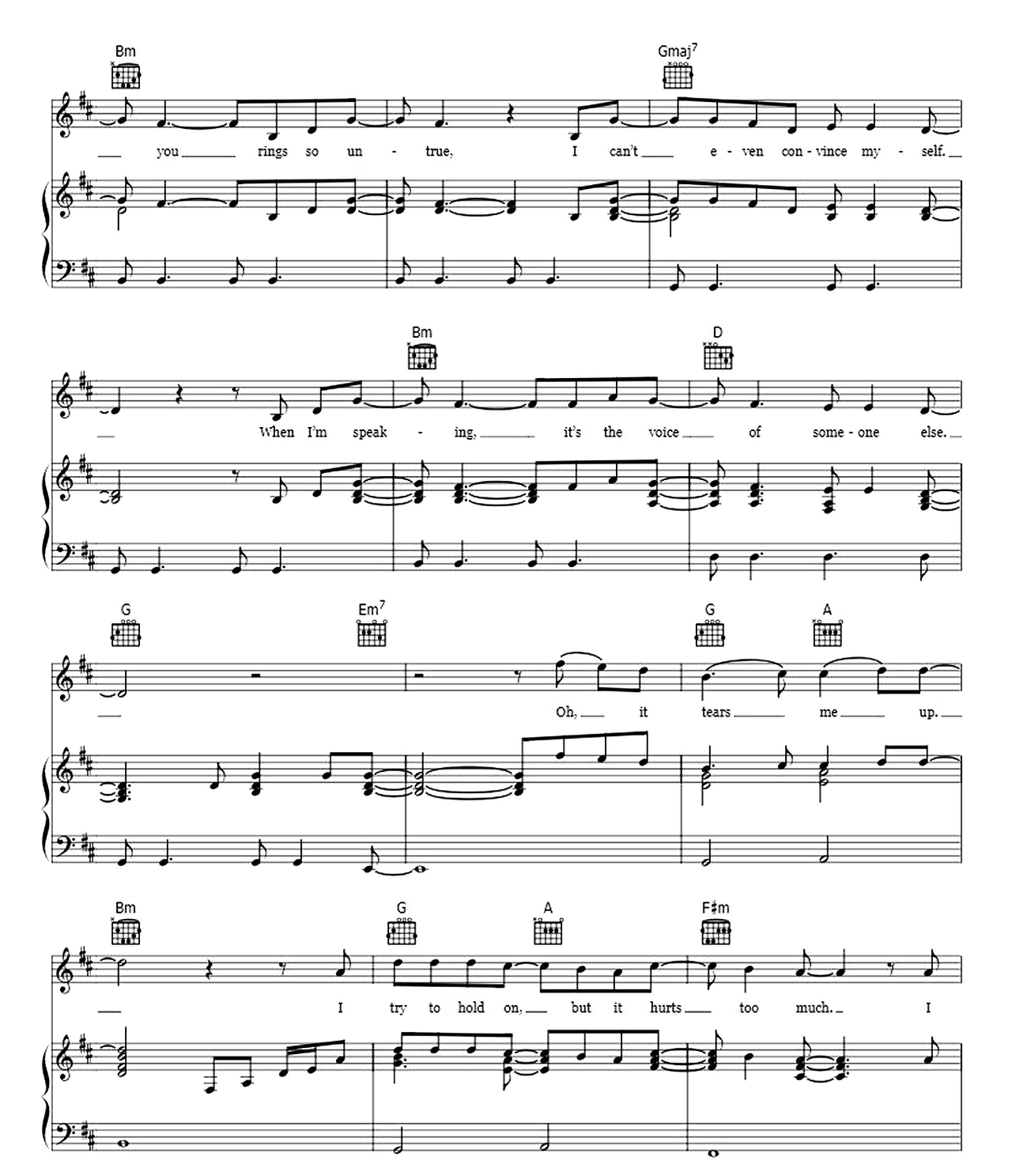 Broken Strings sheet music 2