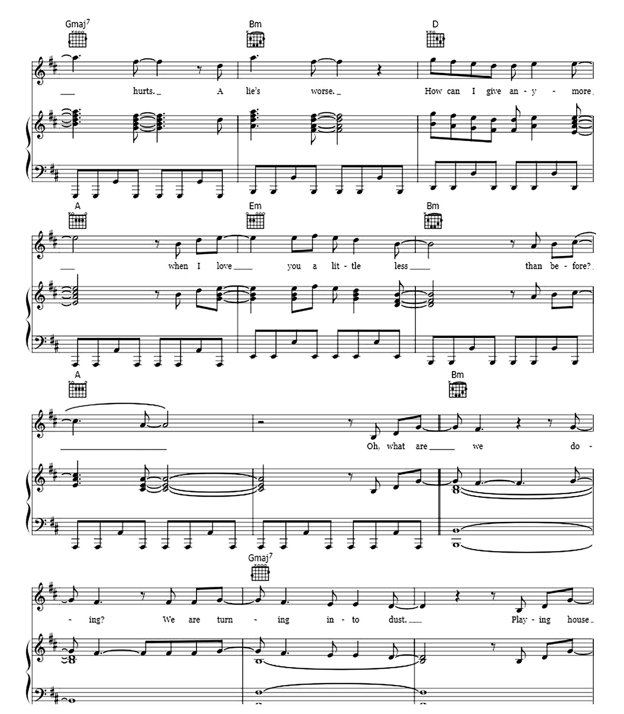 Broken Strings sheet music 4