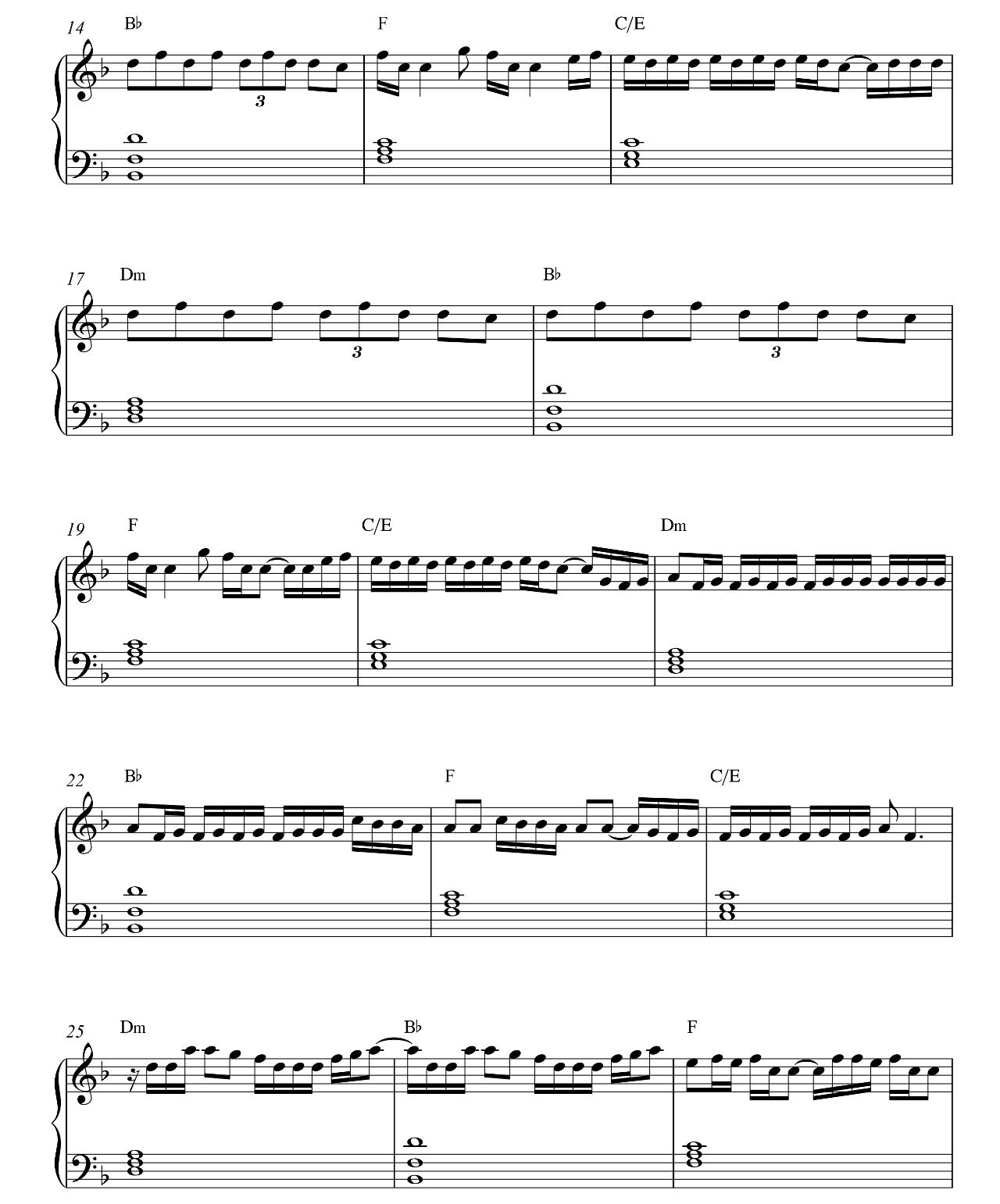 Baila Conmigo sheet music 2