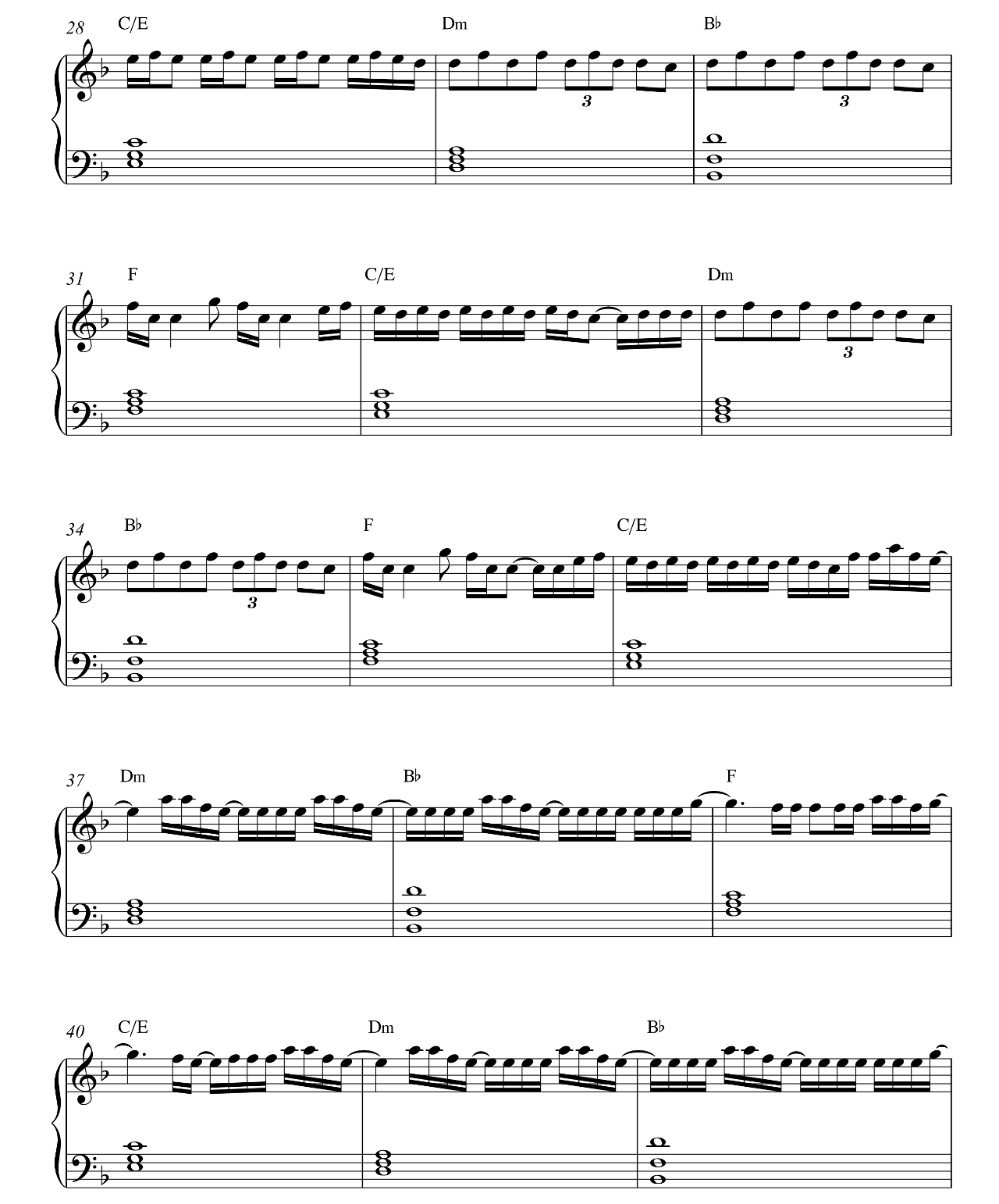 Baila Conmigo sheet music 3