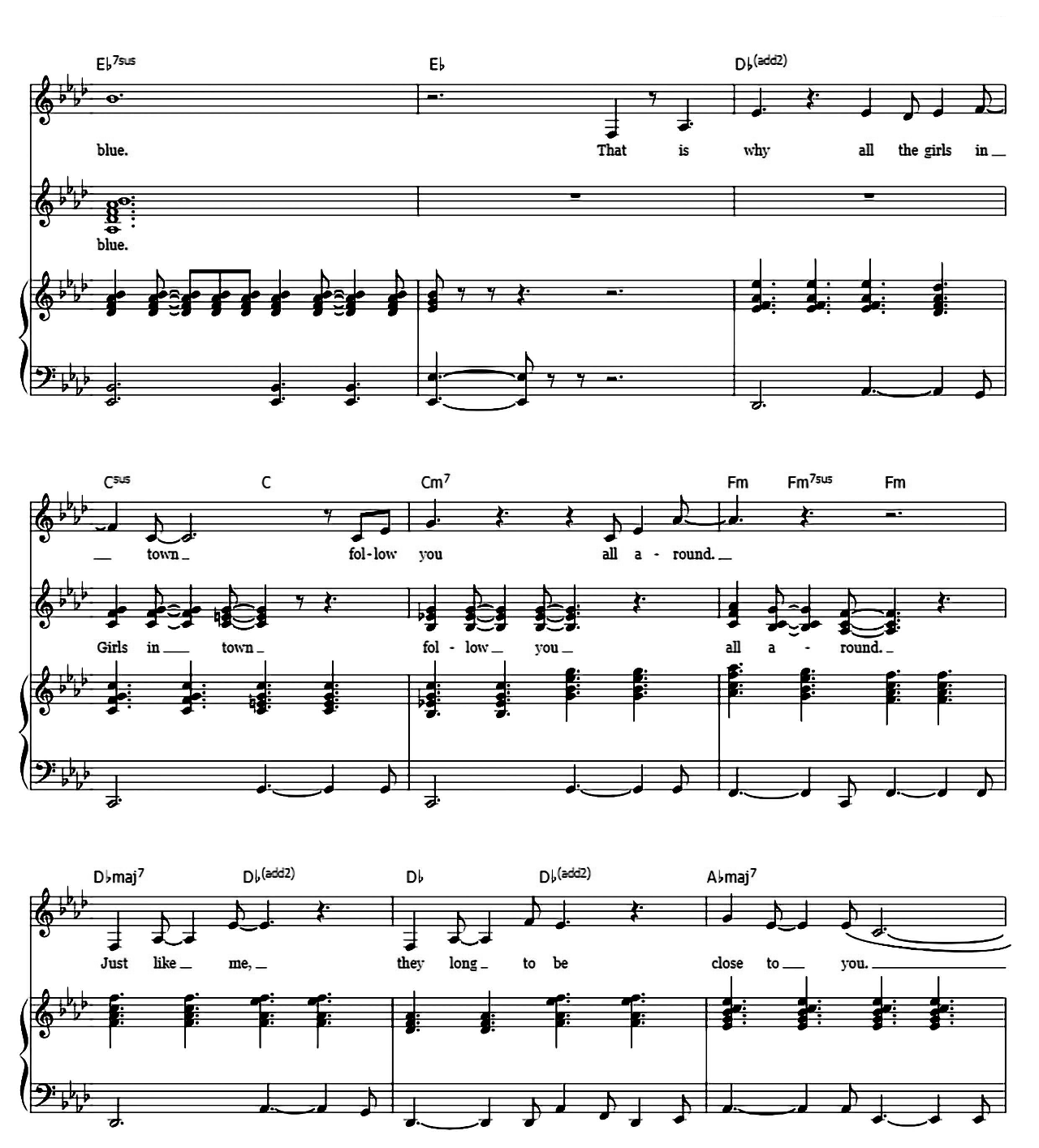 Close To You (They Long To Be) sheet music 6