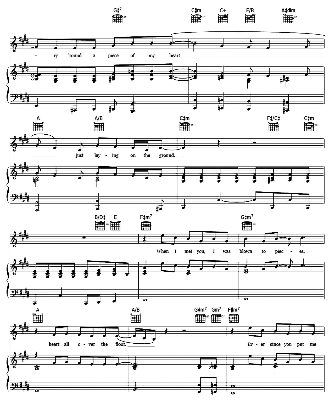 Look What I Found (from From A Star Is Born) sheet music 5