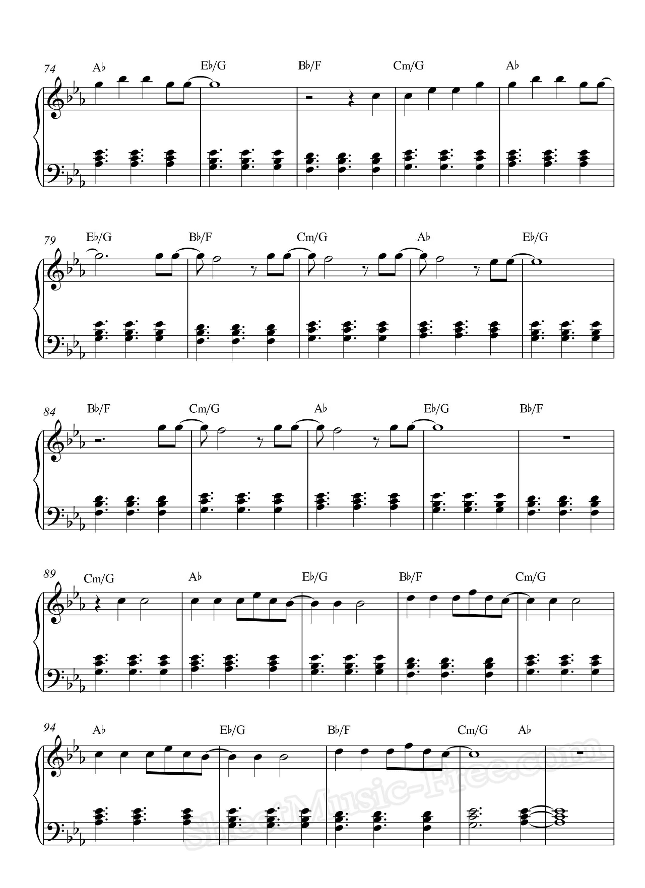 The Greatest sheet music 4