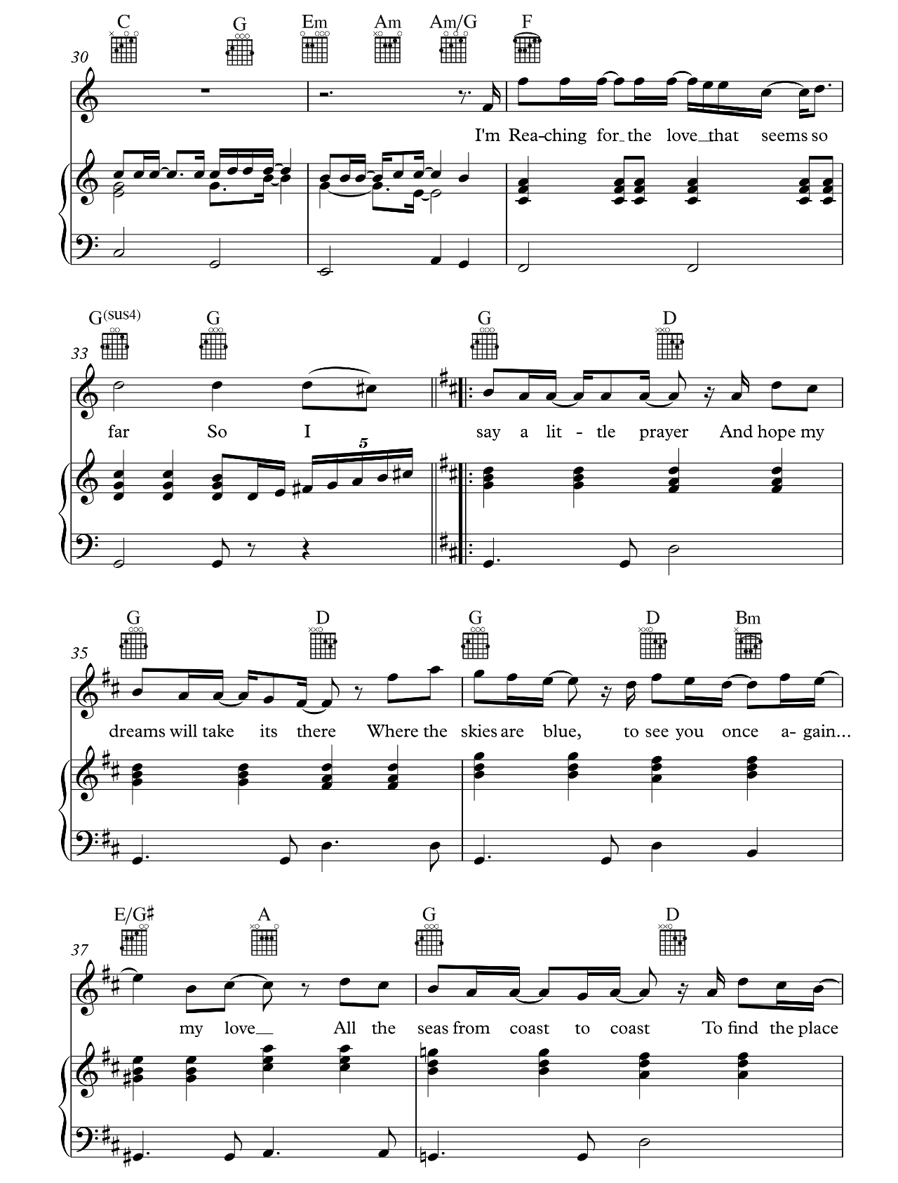 My Love sheet music 4