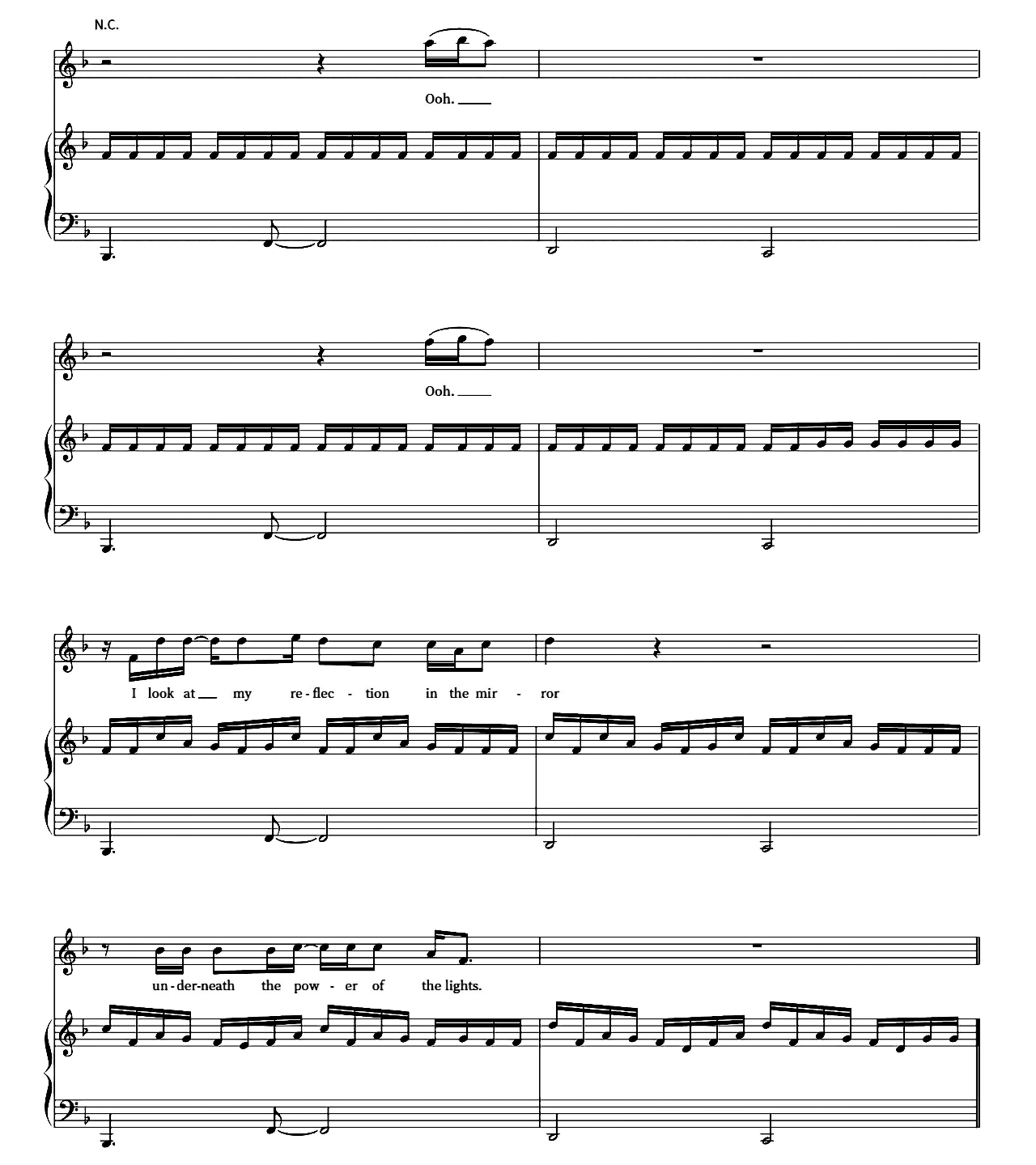 Shot At The Night sheet music 7