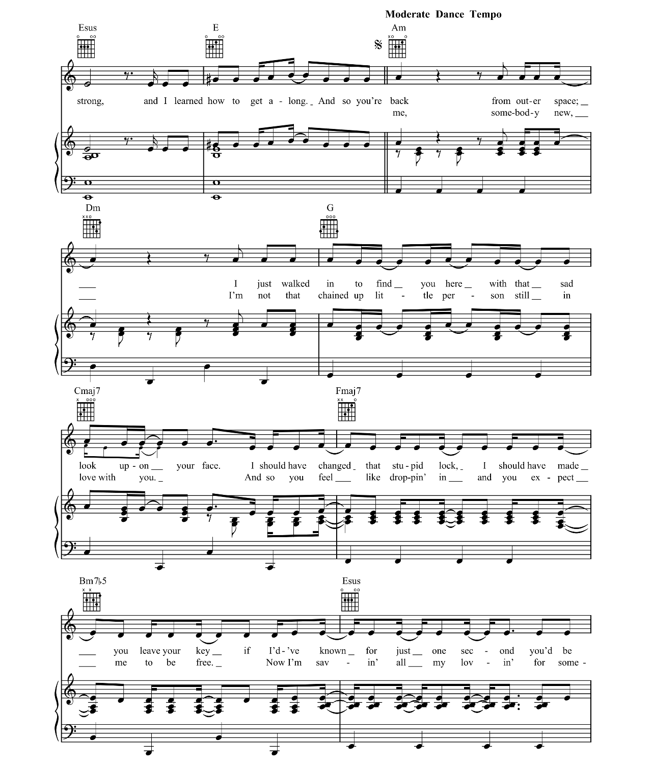 I Will Survive sheet music 2