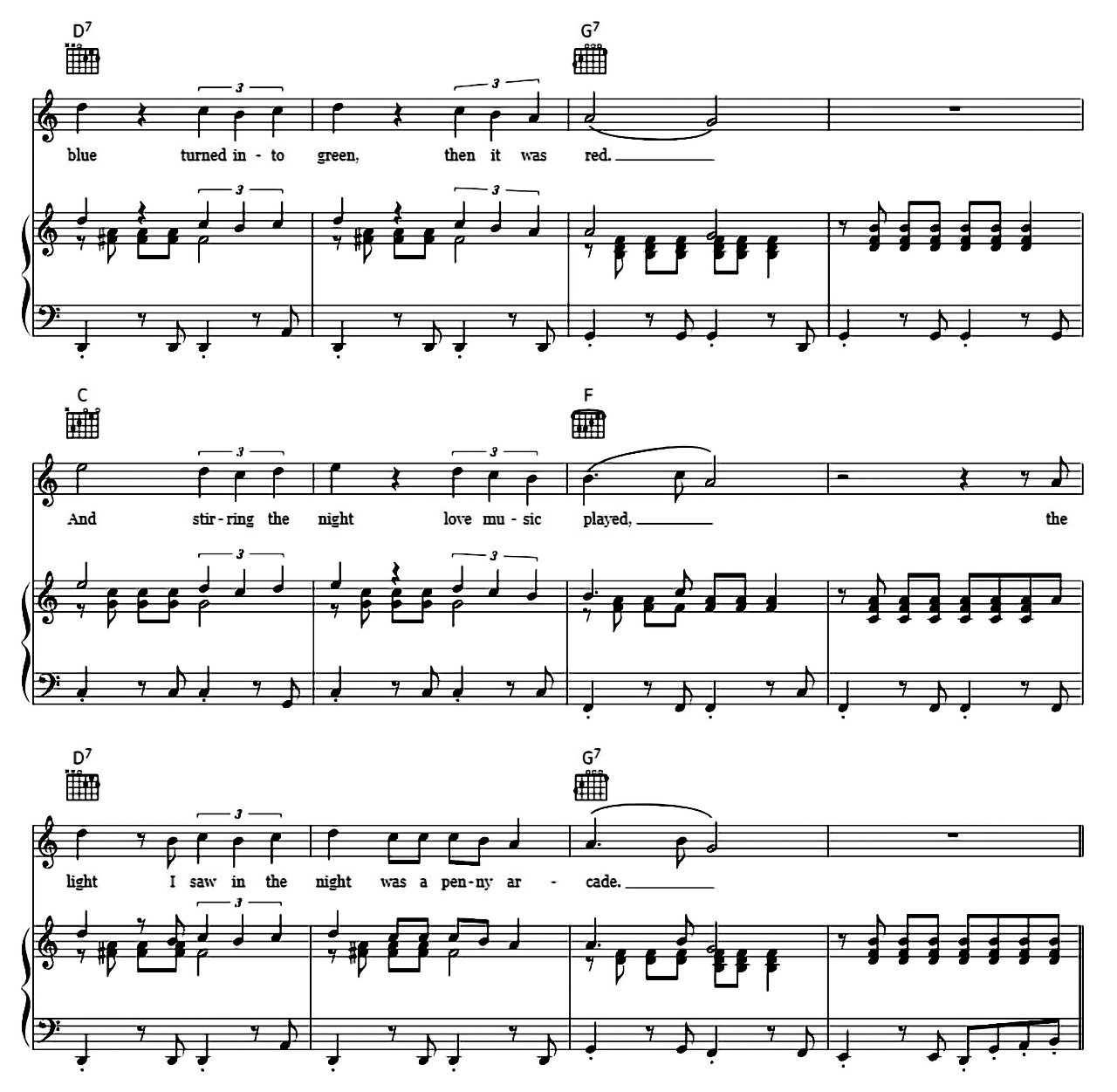 Penny Arcade sheet music 2