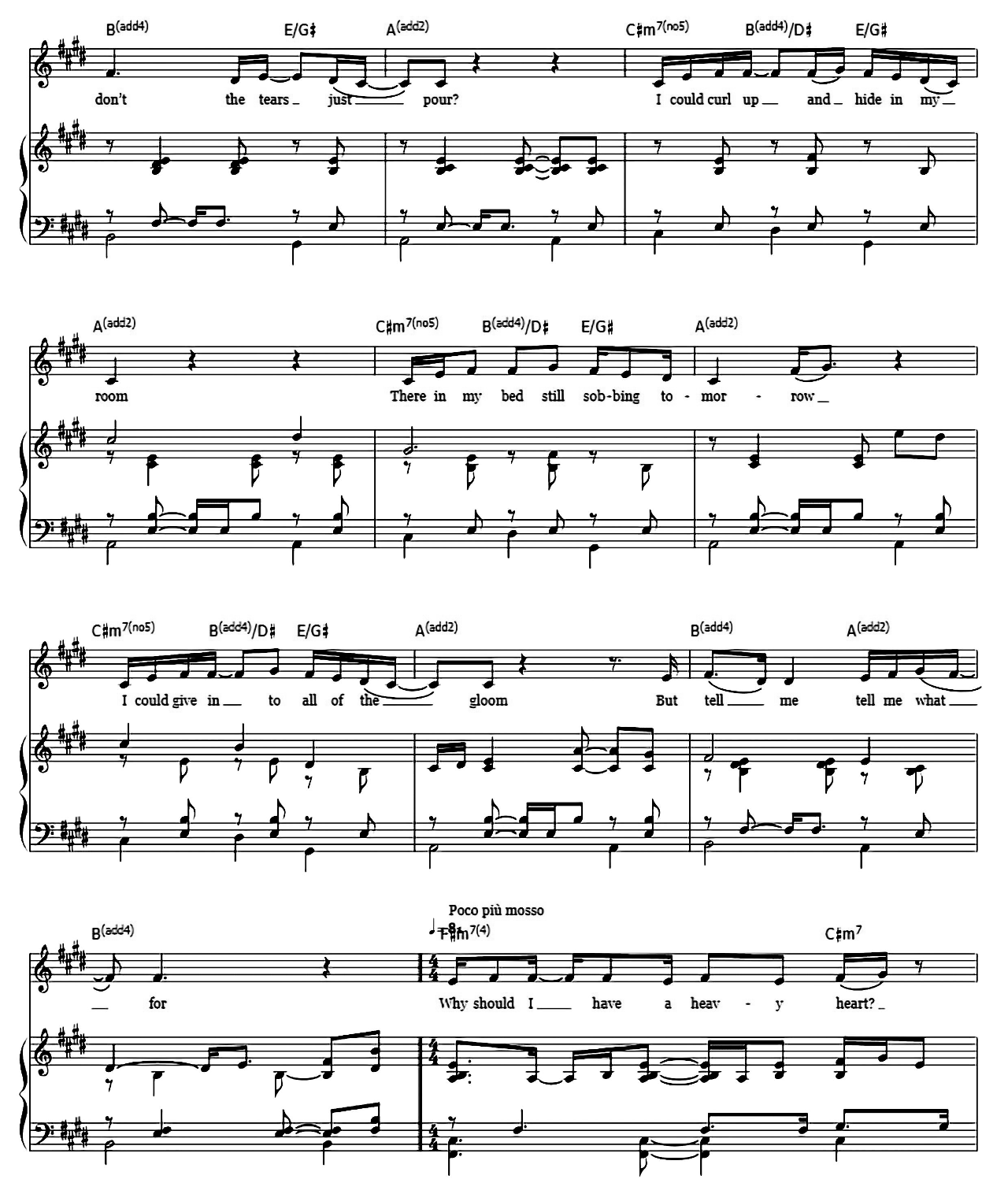 Requiem sheet music 2