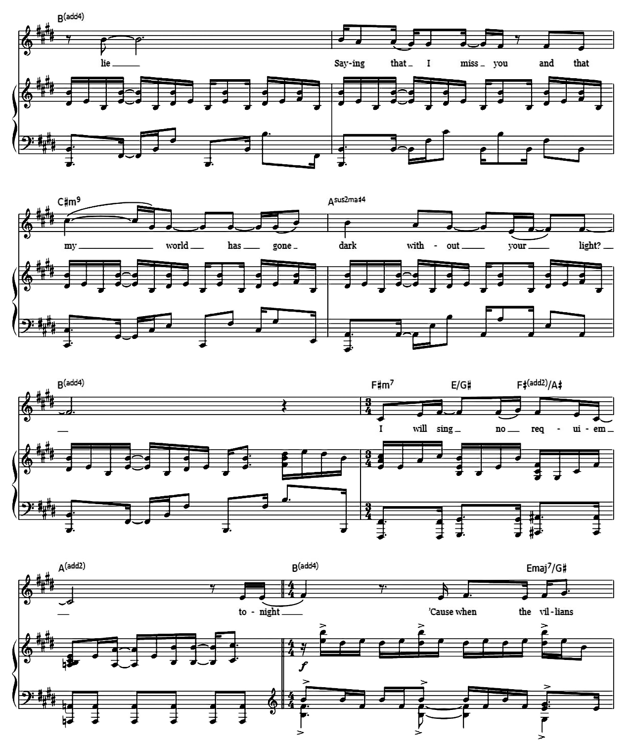 Requiem sheet music 6