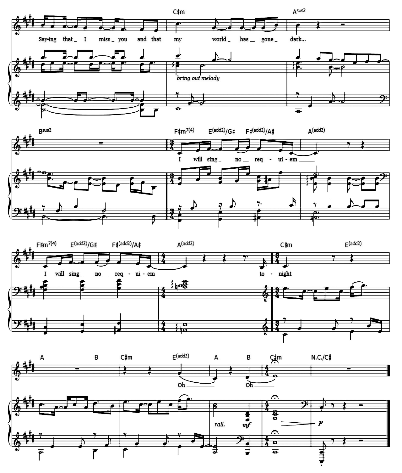 Requiem sheet music 9