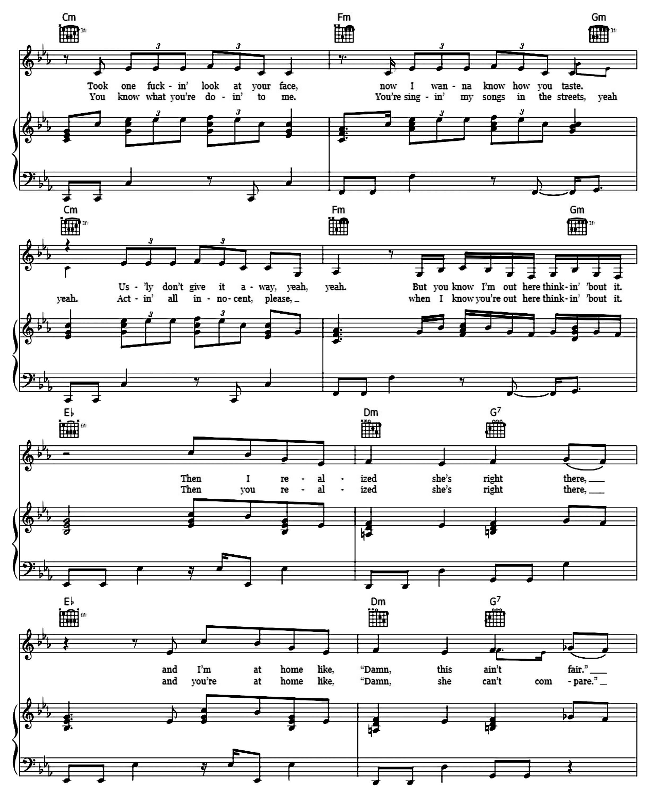 Break Up With Your Girlfriend I'm Bored sheet music 2